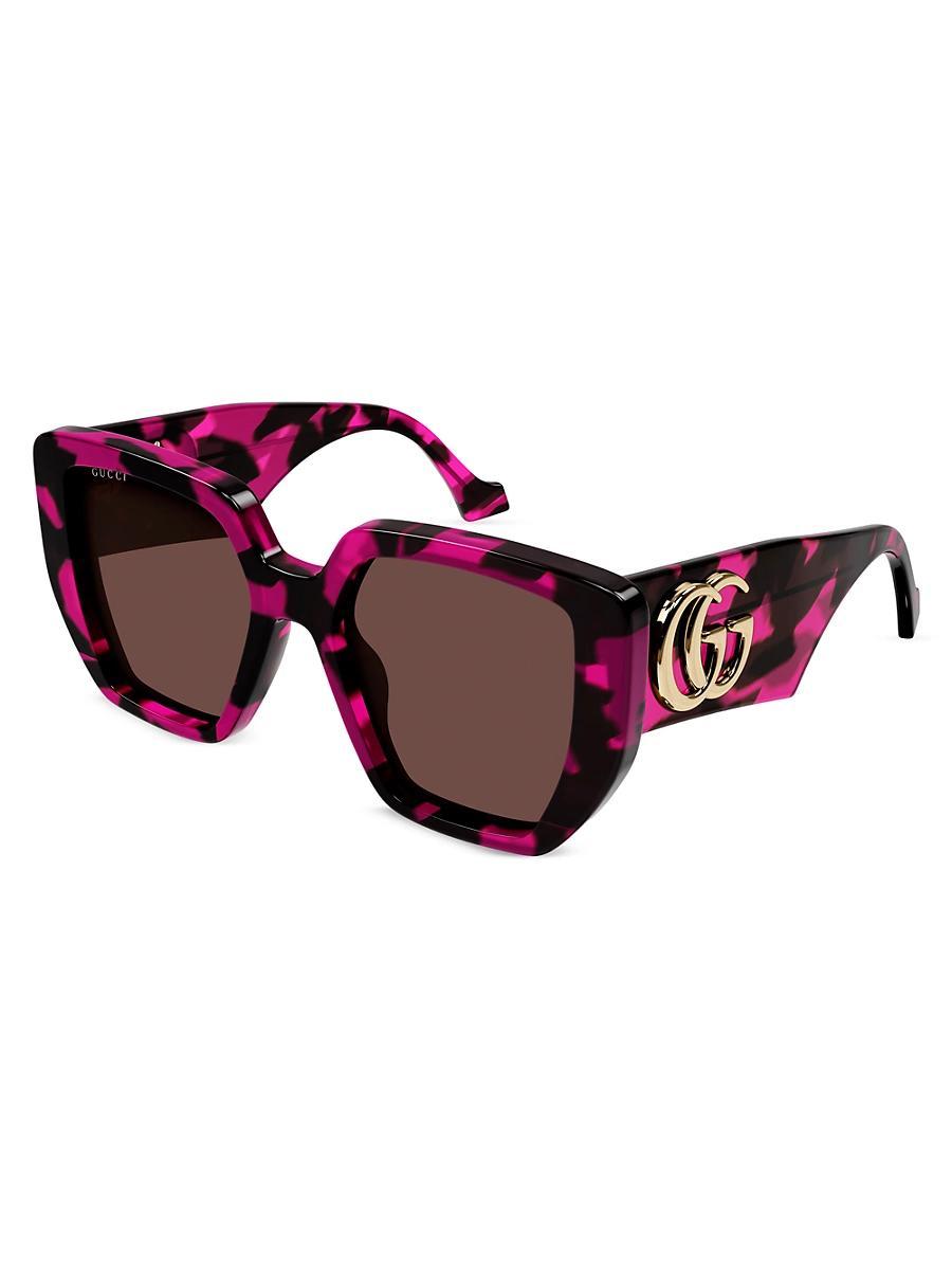 Womens Gucci Generation 54MM Square Sunglasses Product Image