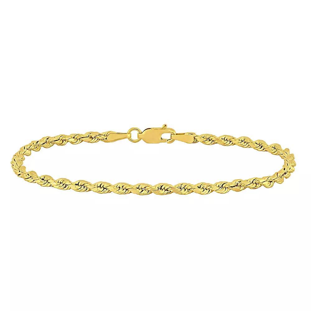 Stella Grace 14k Gold Rope Chain Bracelet, Women's, Size: 7.5" Product Image