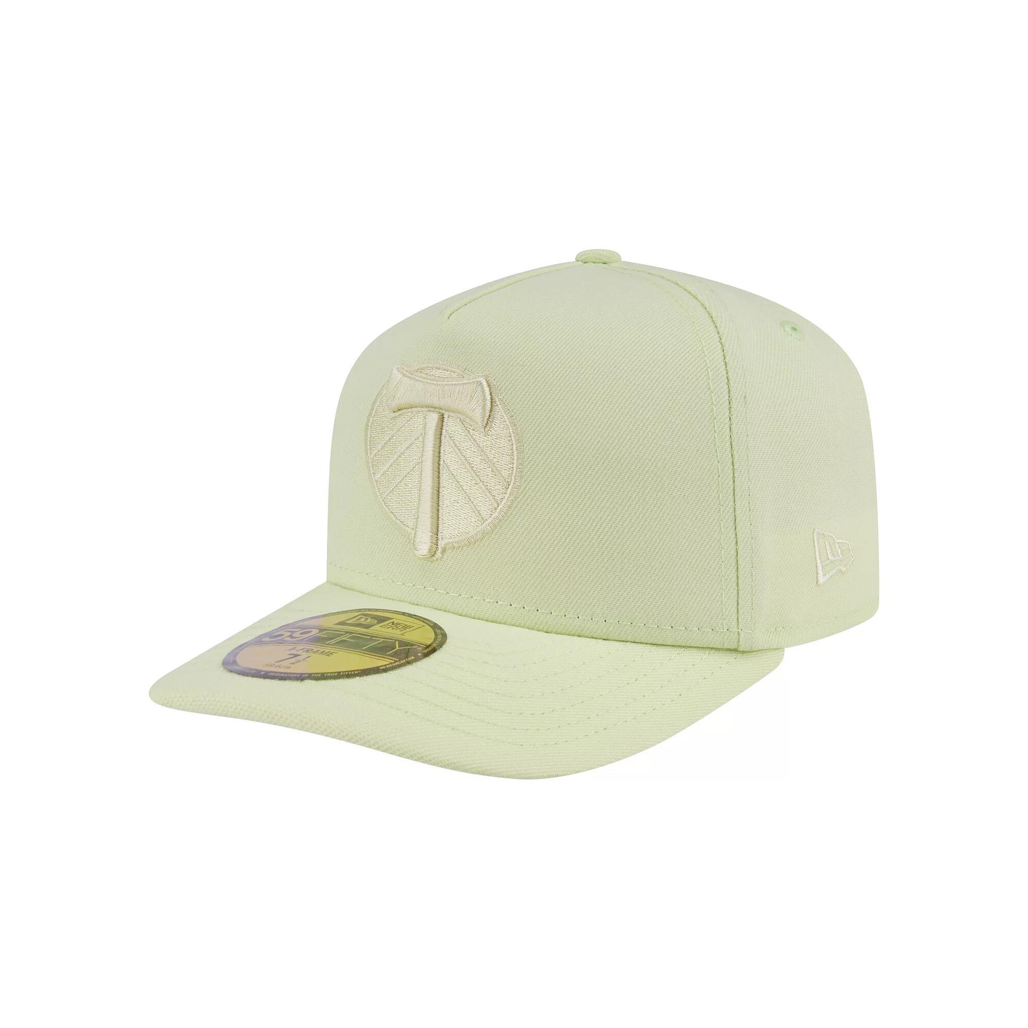 Men's New Era Green Portland Timbers Color Pack A-Frame 59FIFTY Fitted Hat, Size: 7 1/8 Product Image