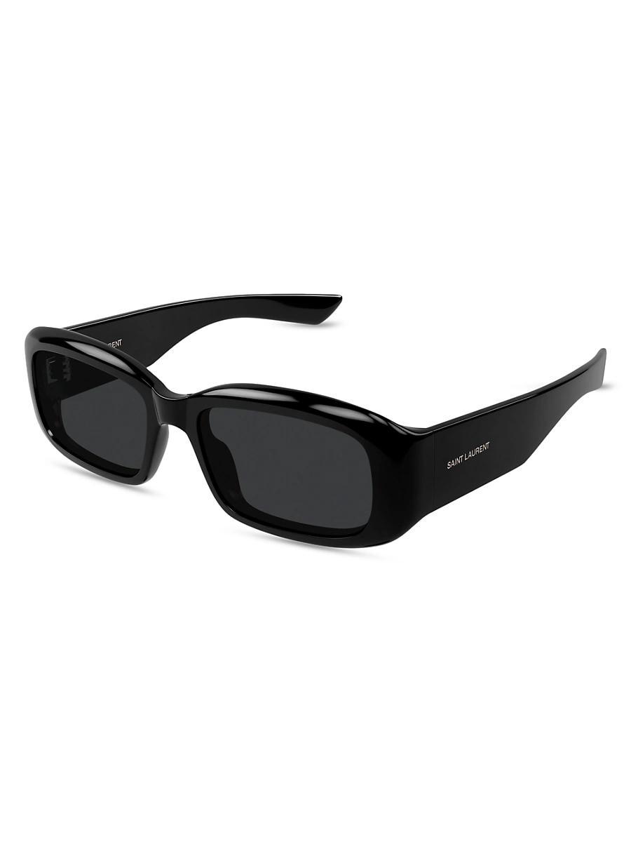Womens Lettering Logo 55MM Rectangular Sunglasses Product Image