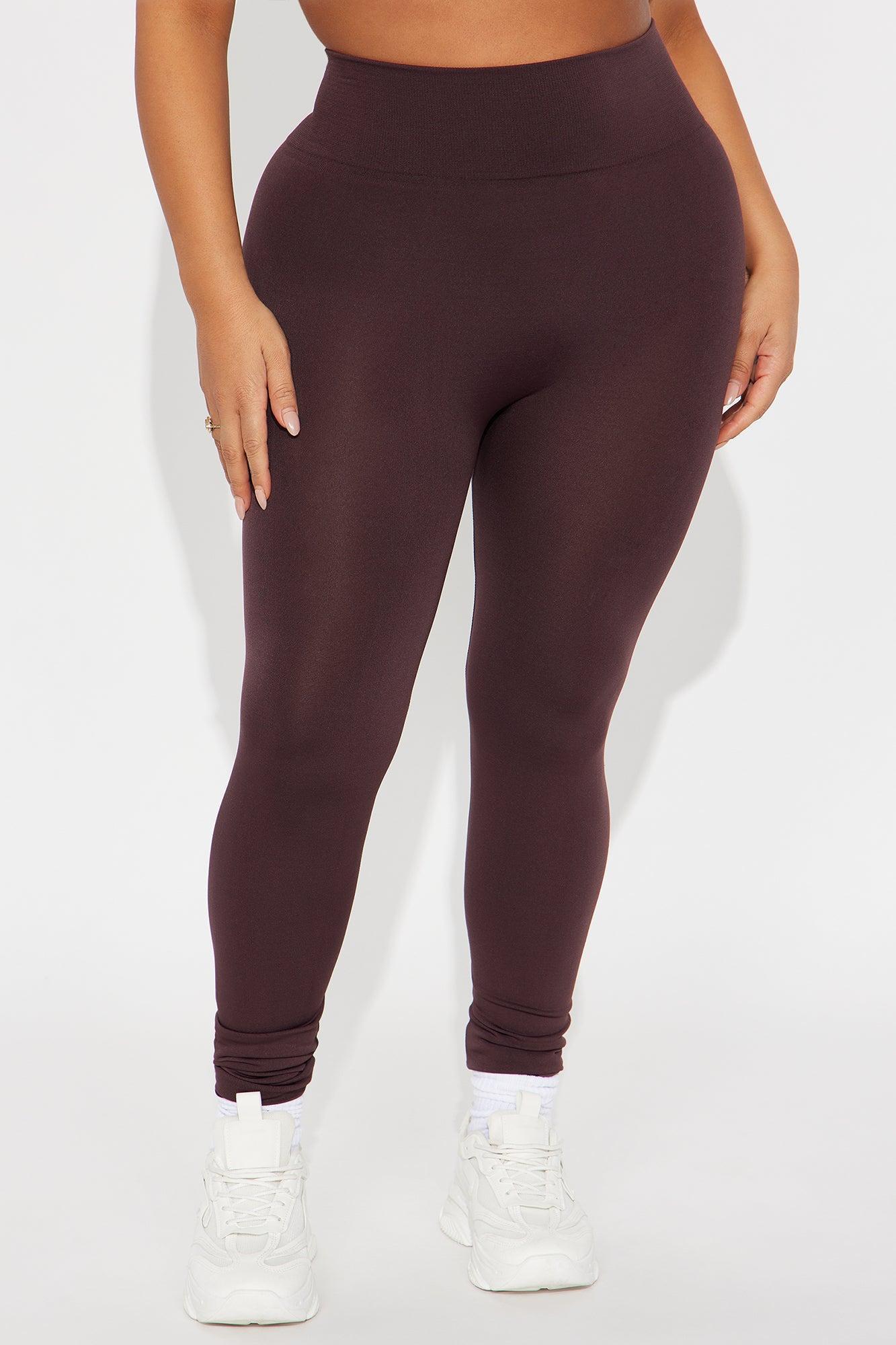 Smooth Operator High Rise Legging - Chocolate Product Image