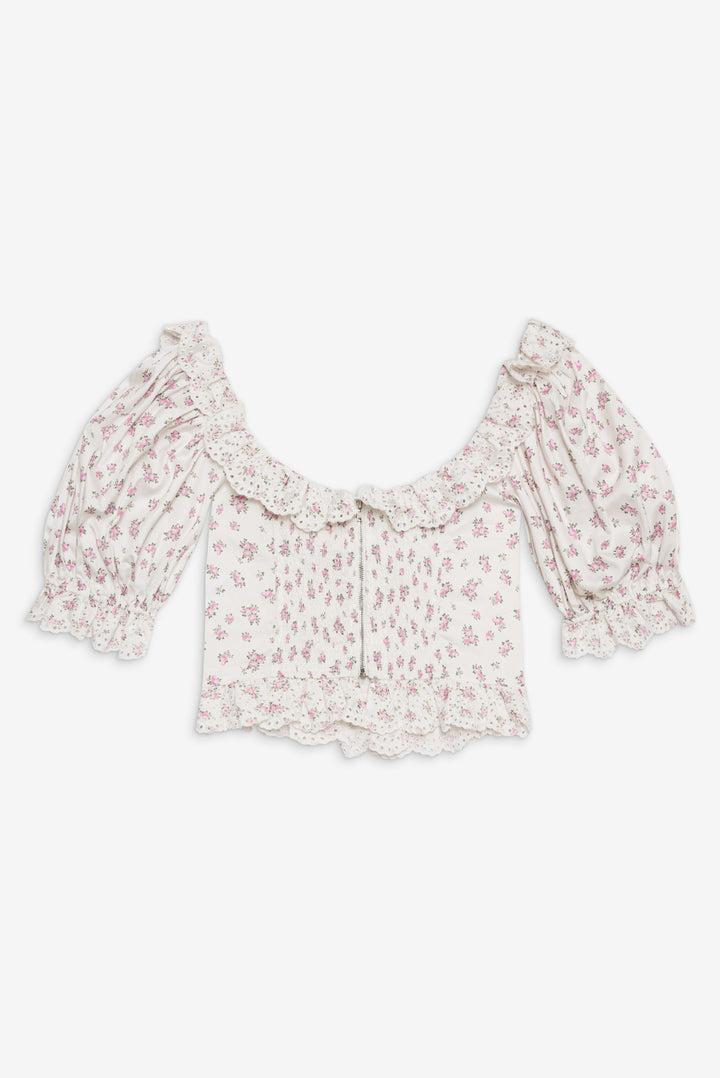 Noam Corset Top — White Product Image