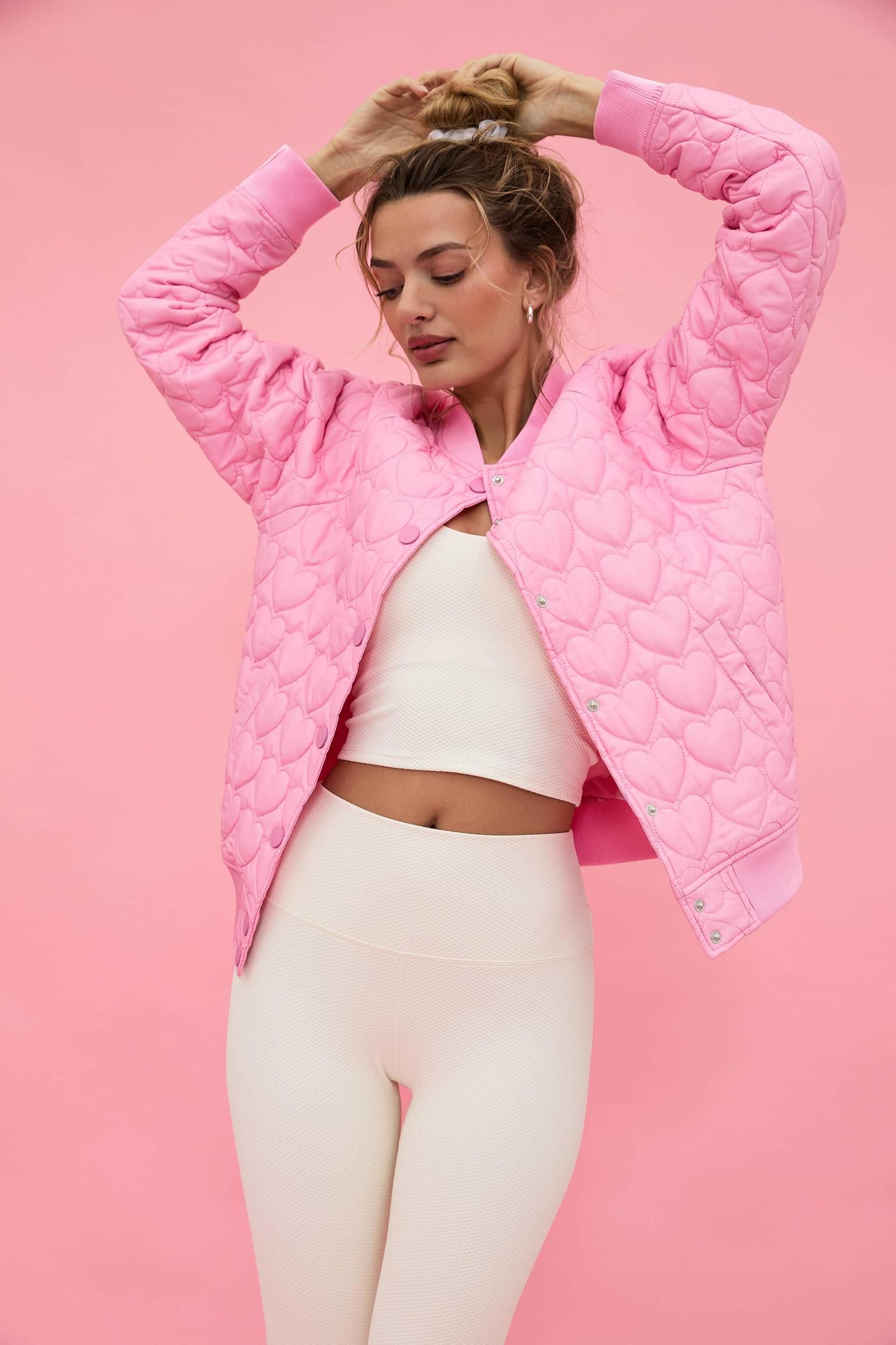 Flight Jacket Prism Pink Heart Product Image