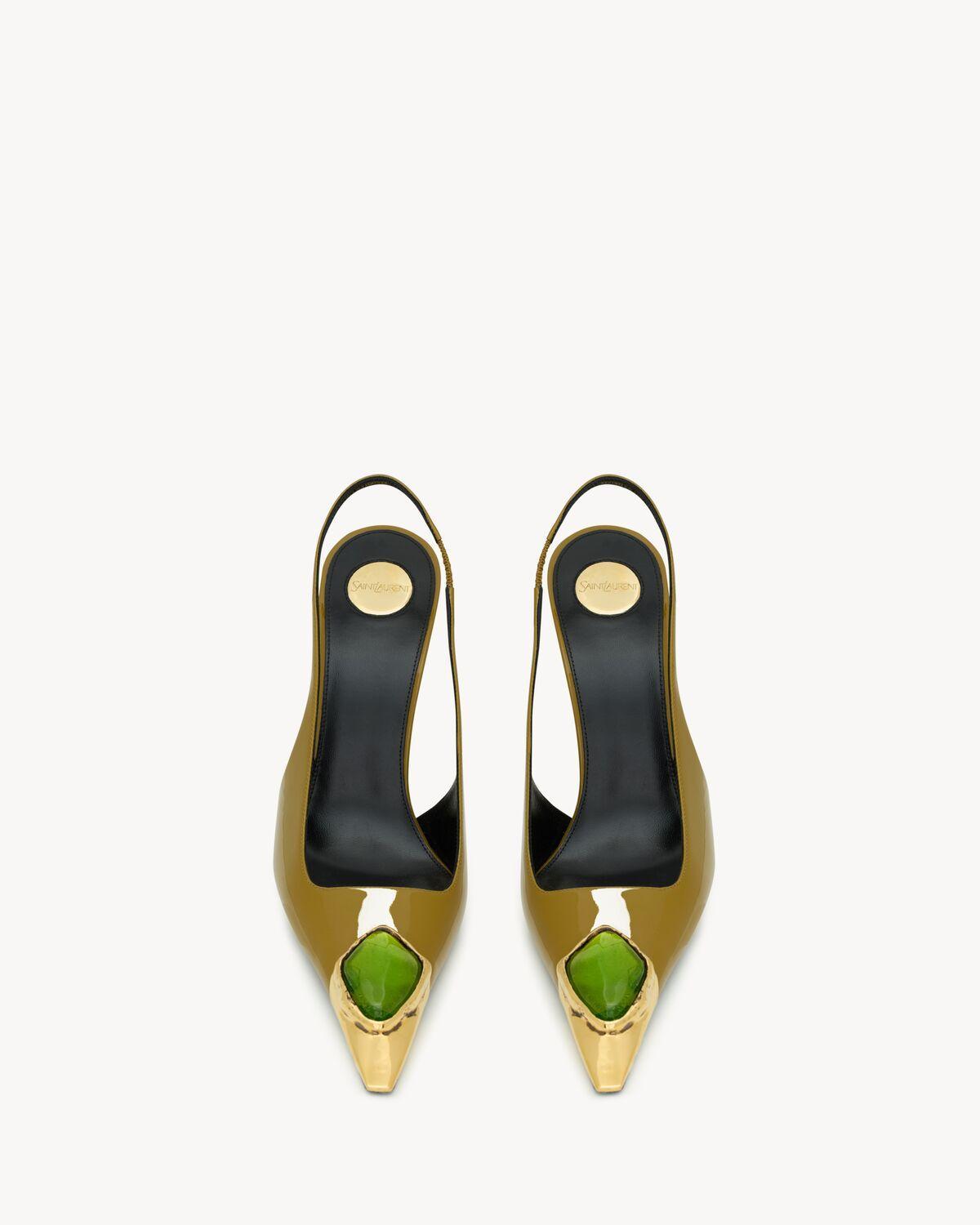 loulou slingback pumps in patent leather Product Image
