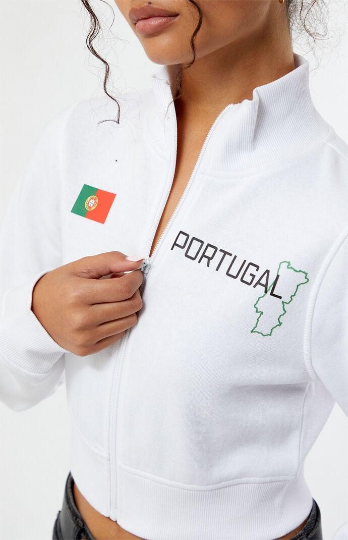 Womens Portugal Mock Neck Full Zip Sweatshirt Product Image