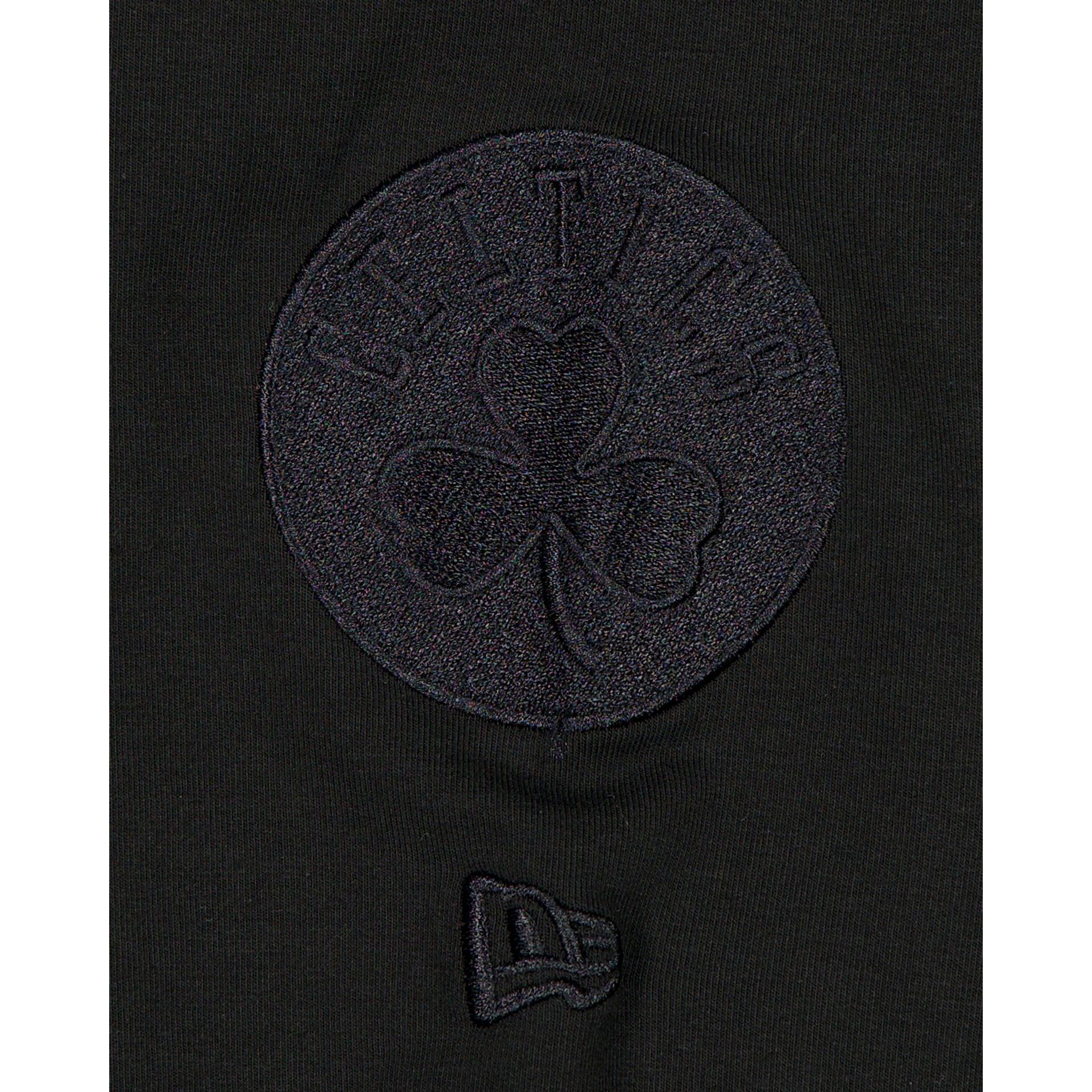 Boston Celtics Black on Black Logo Select Hoodie Male Product Image
