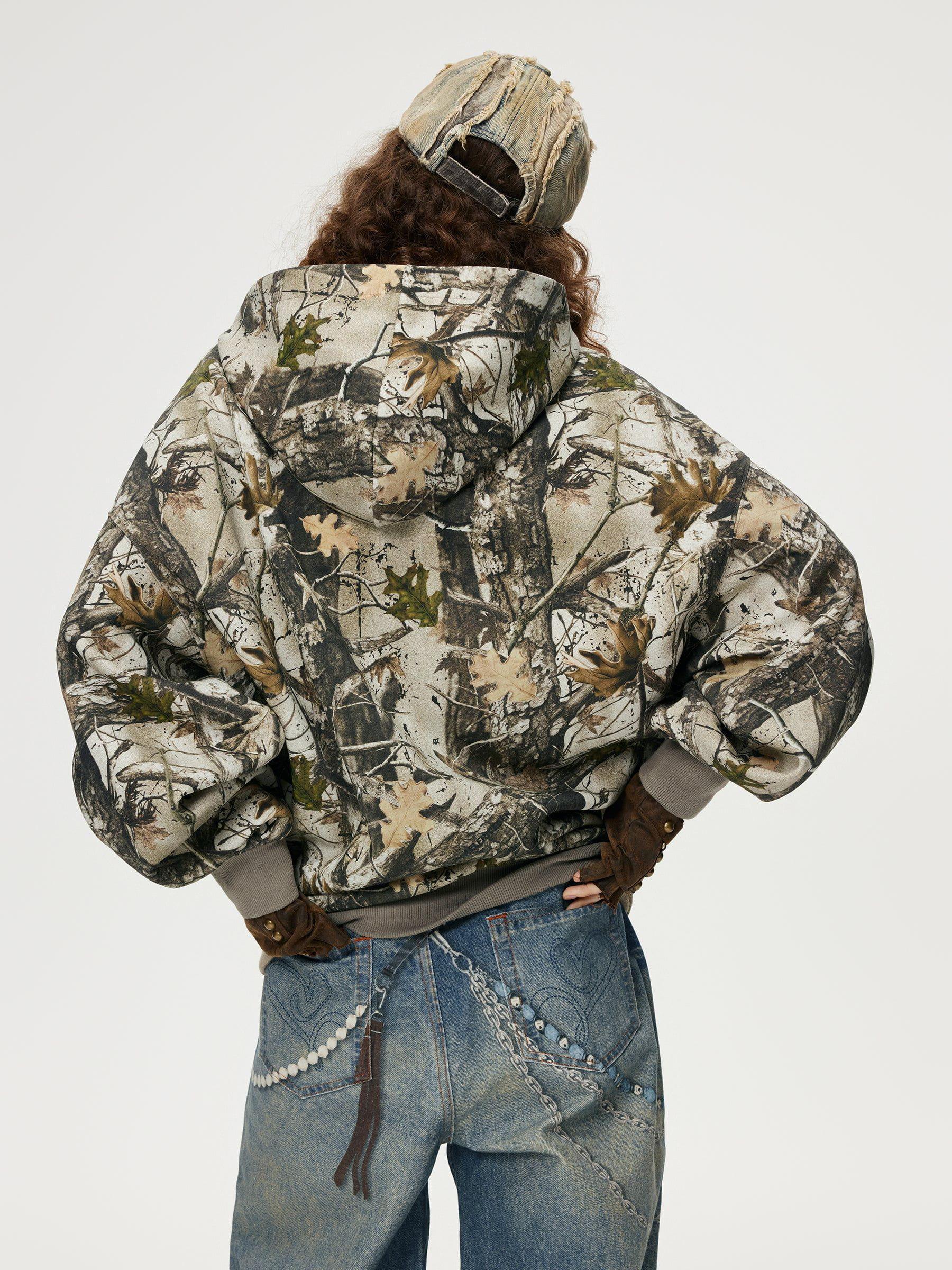 Aelfric Eden Camouflage Branch Graphic Hoodie Product Image