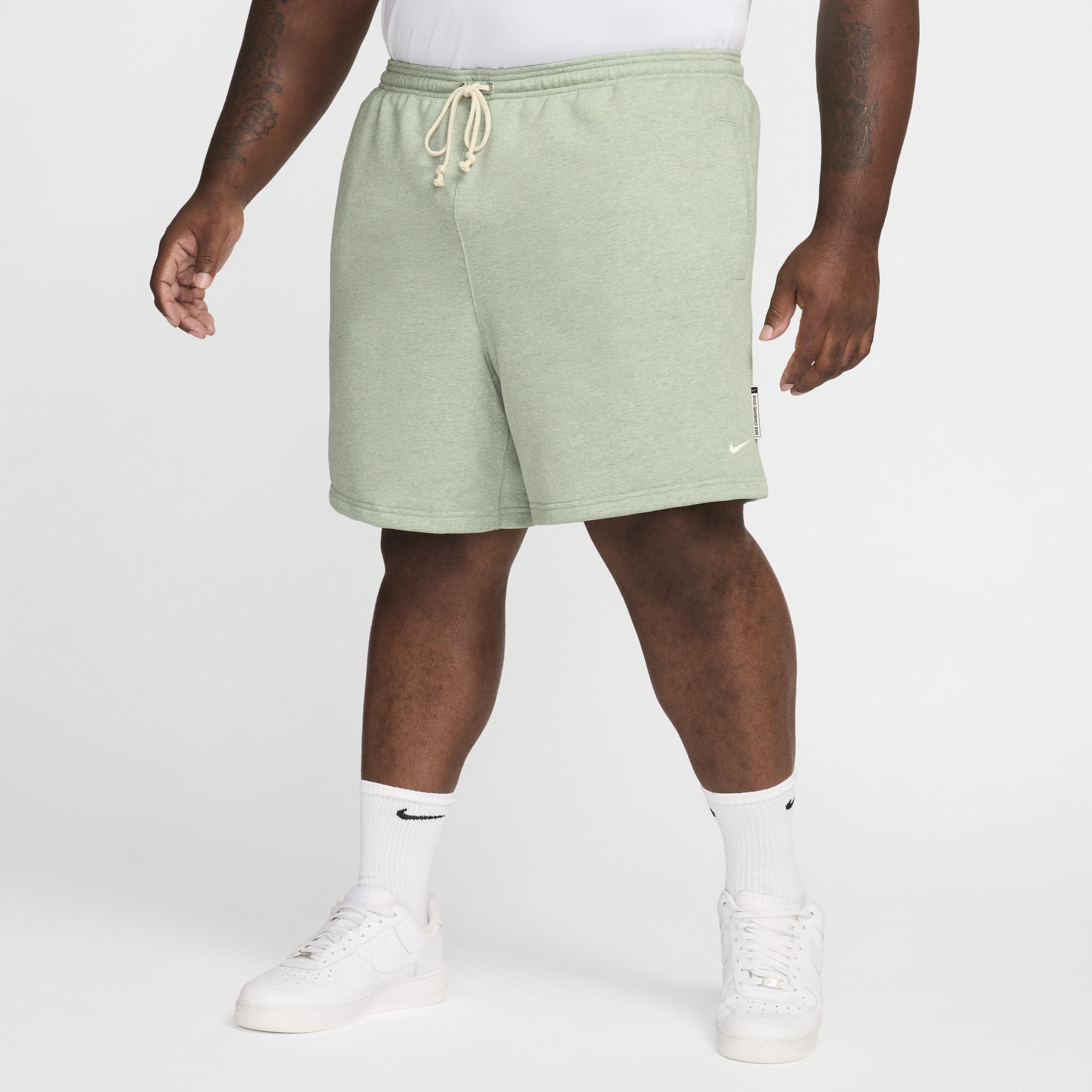 Nike Mens Standard Issue 8 Dri-FIT Fleece Basketball Shorts Product Image