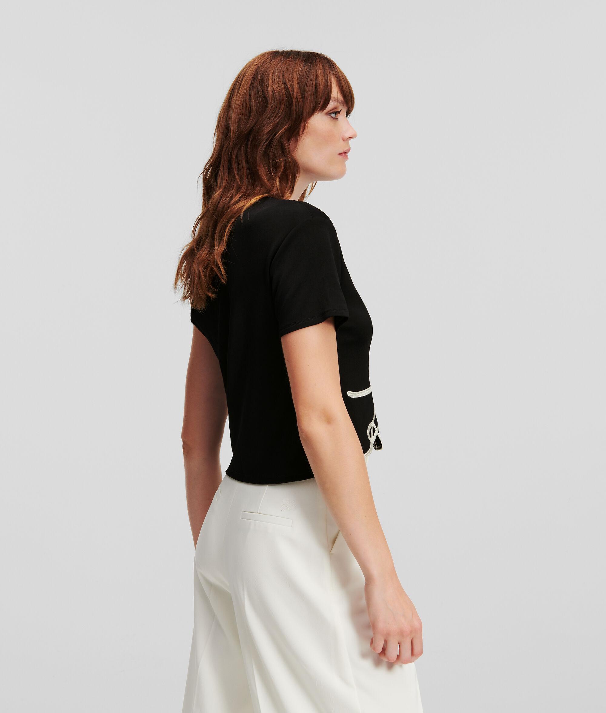 ONE SHOULDER SIGNATURE T-SHIRT Product Image