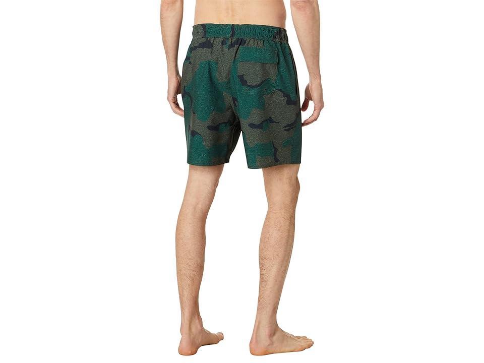 Oakley Retro Camo Recycled 18 Beachshorts (B1B Camo Hunter) Men's Swimwear Product Image