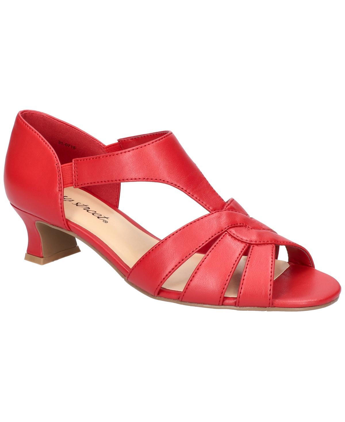 Easy Street Essie Womens Dress Sandals Grey Product Image