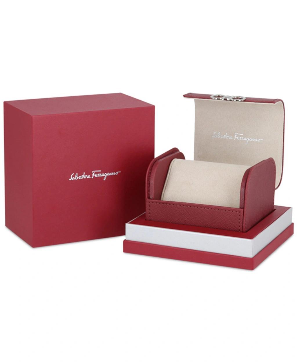 FERRAGAMO Men's Rose-goldtone Stainless Steel & Silicone Chronograph Watch/41mm In Ip Rose Gold/brown Product Image