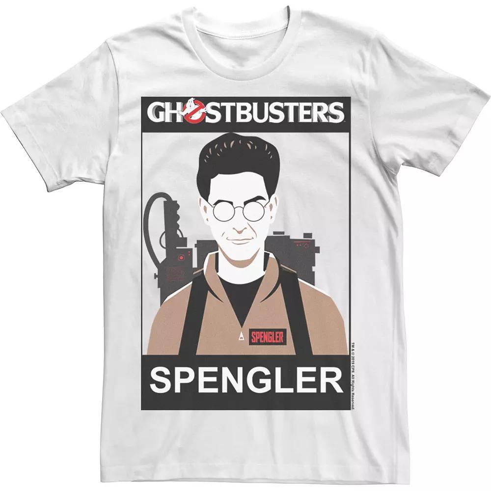 Men's Ghostbusters Spengler Name Portrait Tee, Size: XXL, White Product Image