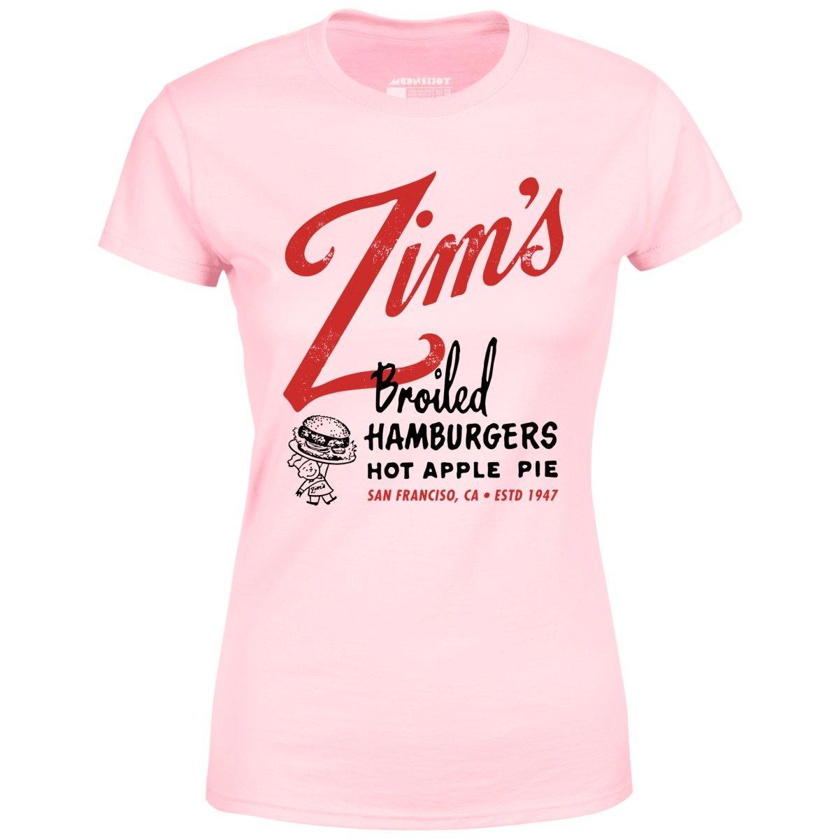 Zim's Hamburgers v1 - San Francisco, CA - Vintage Restaurant - Women's T-Shirt Female Product Image