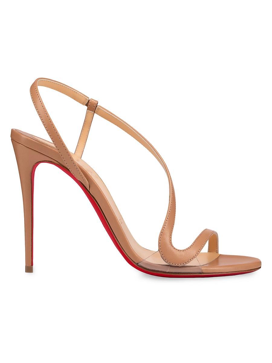 Rosalie Leather Red Sole Stiletto Sandals Product Image