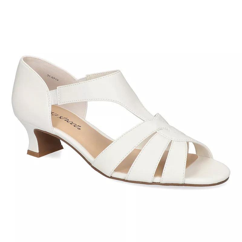 Easy Street Essie Womens Dress Sandals Grey Product Image