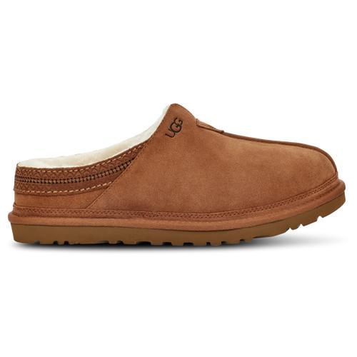 UGG Mens Neuman Leather Sheepskin Slippers Product Image