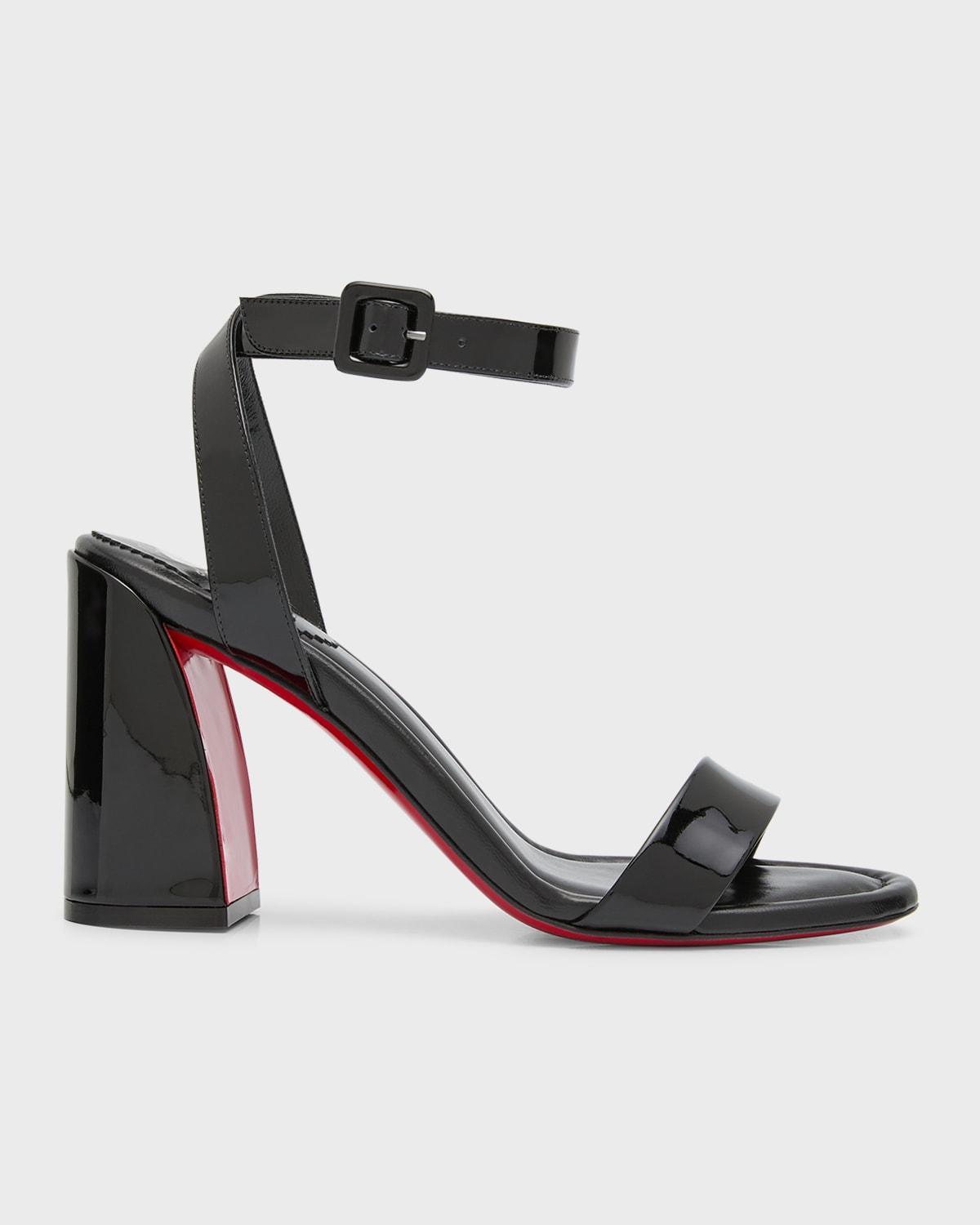 Womens Miss Sabina 85MM Patent Leather Sandals Product Image