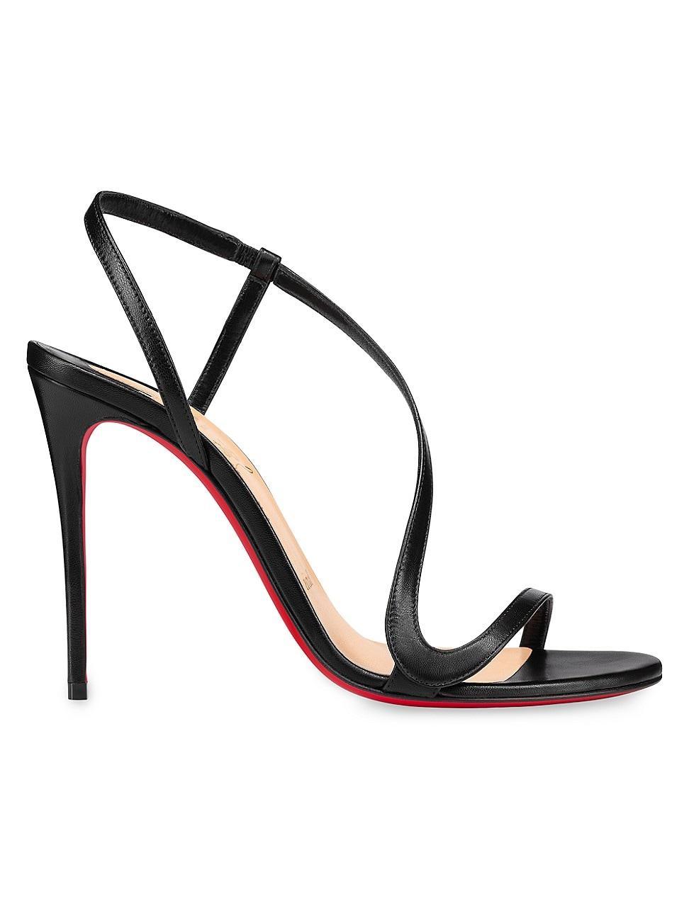 Rosalie Leather Red Sole Stiletto Sandals Product Image
