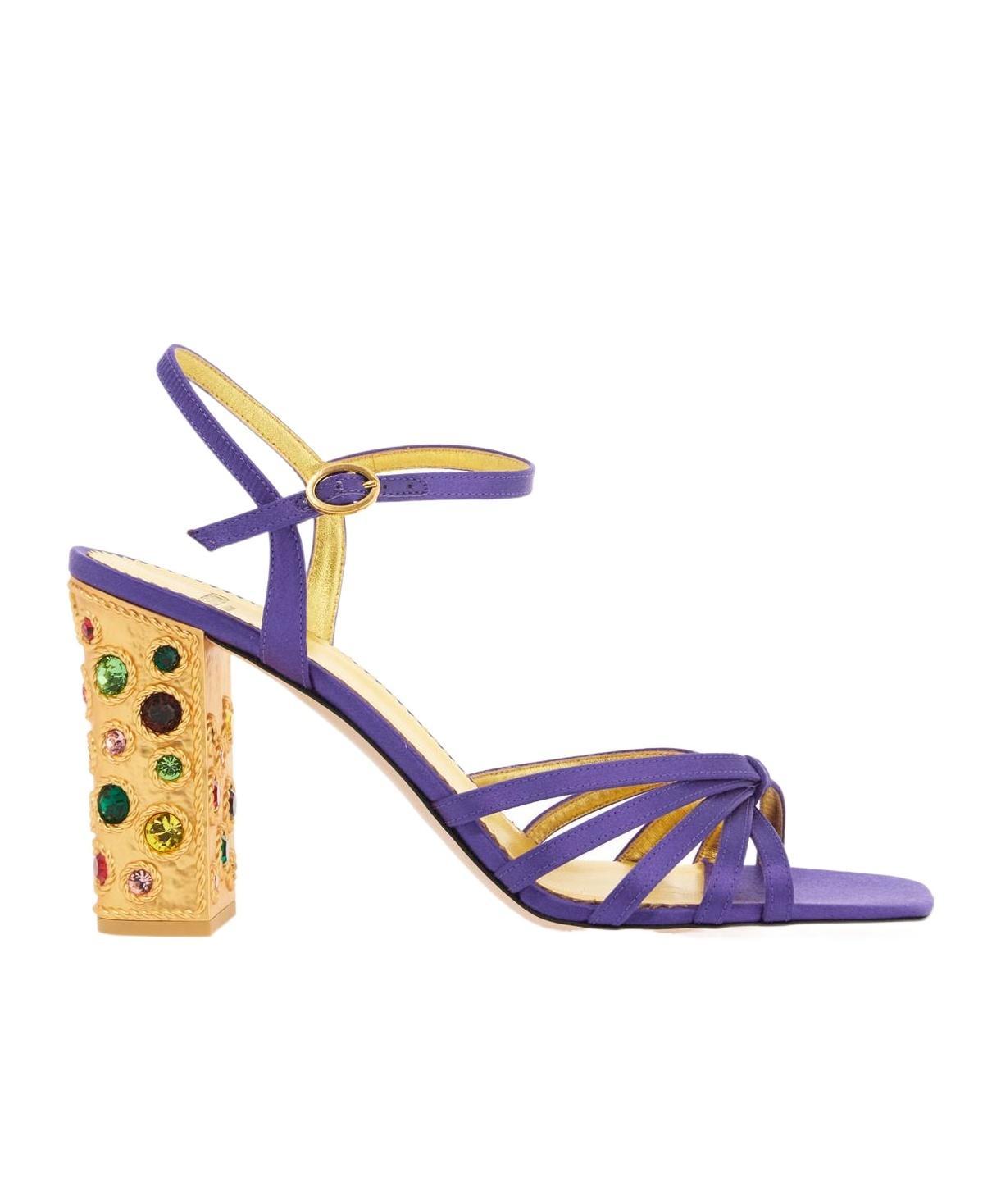 VALENTINO GARAVANI Open-toed High-heeled Sandals In Multicolor Product Image