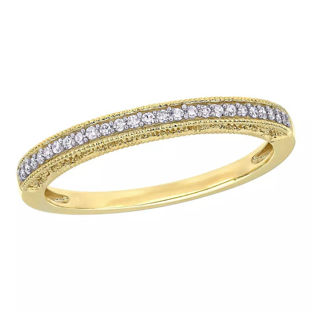 Stella Grace 10k Gold 1/10 Carat T.W. Diamond Anniversary Ring, Women's, Size: 5.50 Product Image