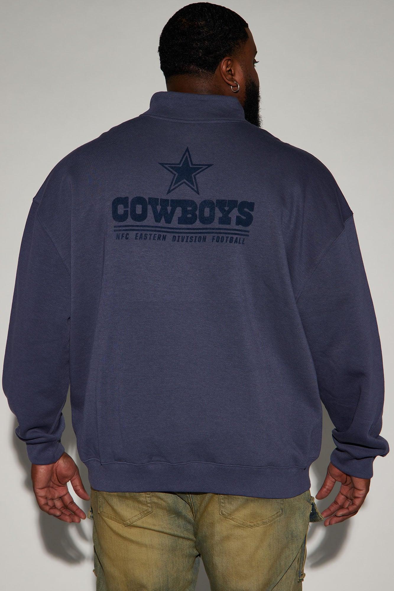 Cowboys Essential Quarter Zip Sweatershirt - Navy/combo Product Image