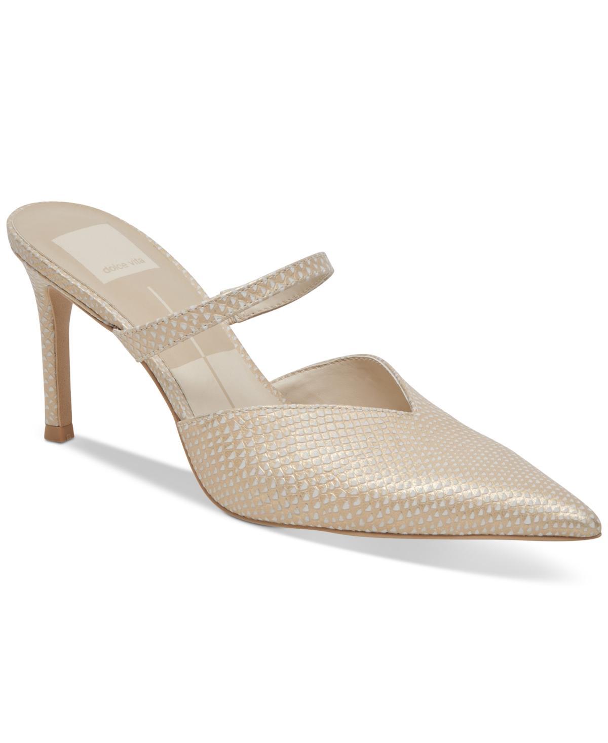 Dolce Vita Womens Kanika Pointed Toe Embellished Slip On High Heel Pumps Product Image