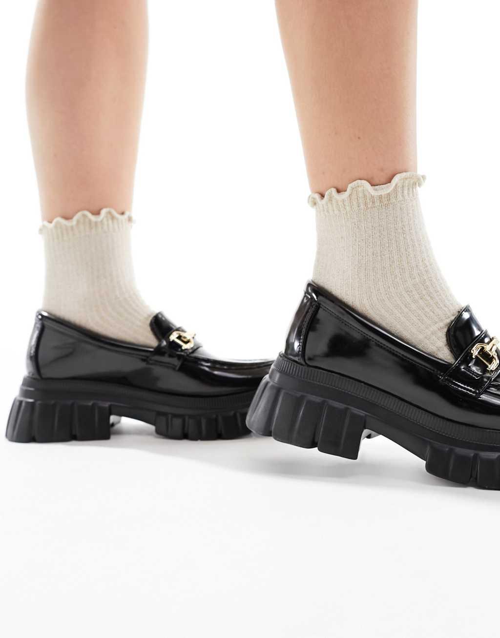 ASOS DESIGN Wide Fit Magnus chunky loafers Product Image