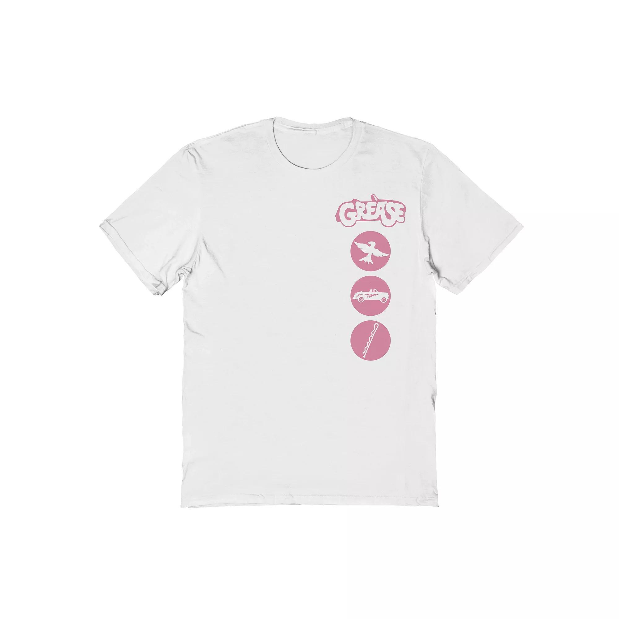Men's Grease Graphic Tee, Size: XL, White Product Image