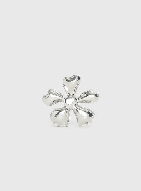 All She Wrote Hair Clip Silver Product Image