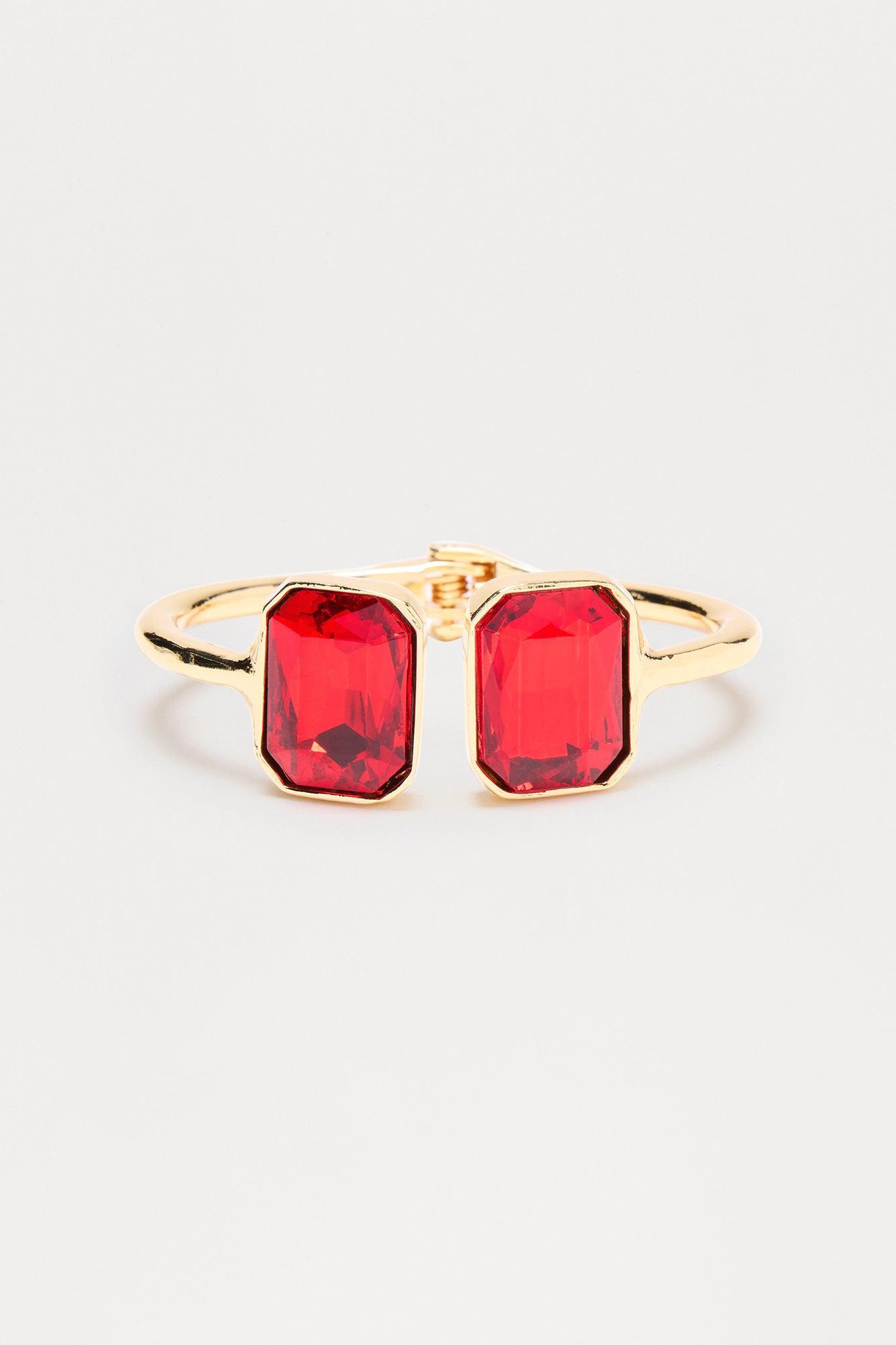 Venus Charm Jeweled Bracelet - Gold Product Image