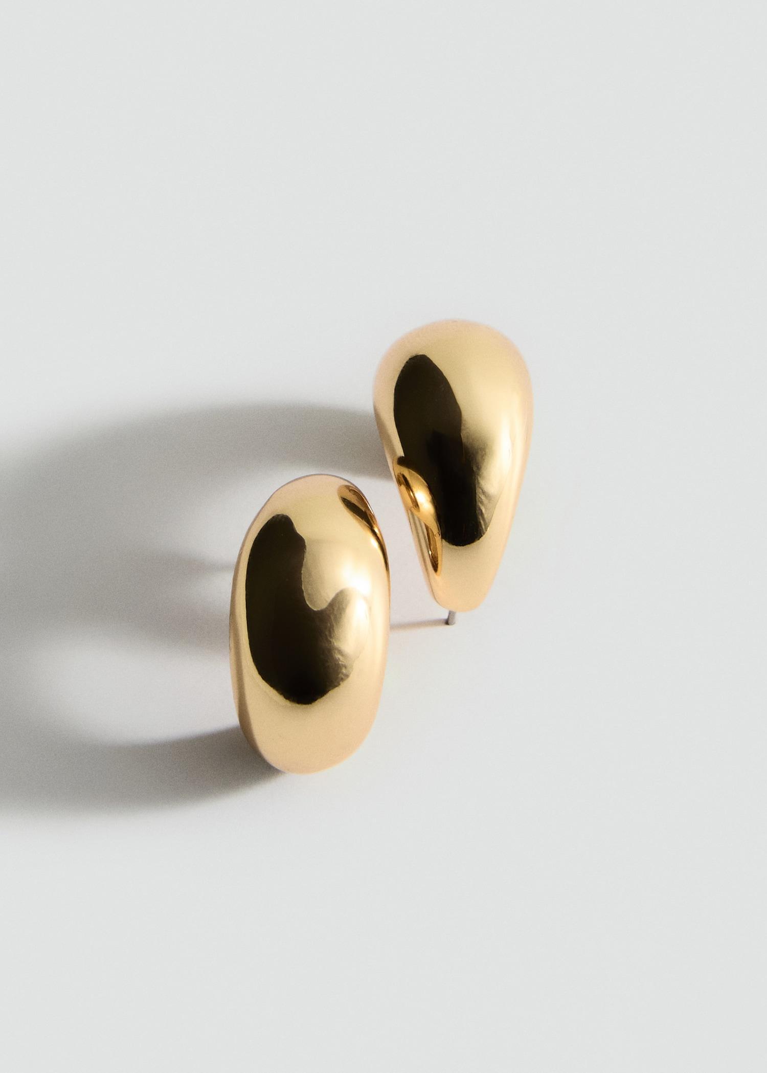 Volume hoop earrings - Women | MANGO USA Product Image