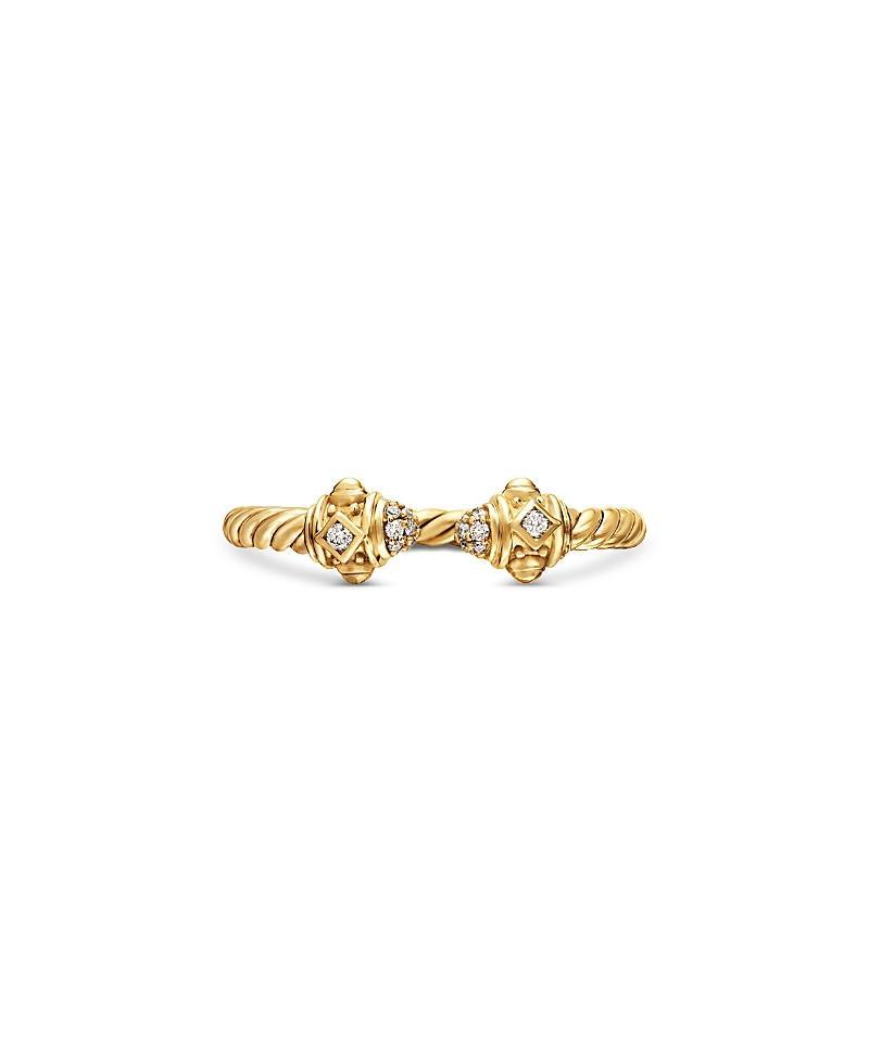 David Yurman 18K Yellow Gold Renaissance Blue Sapphire Ring Product Image