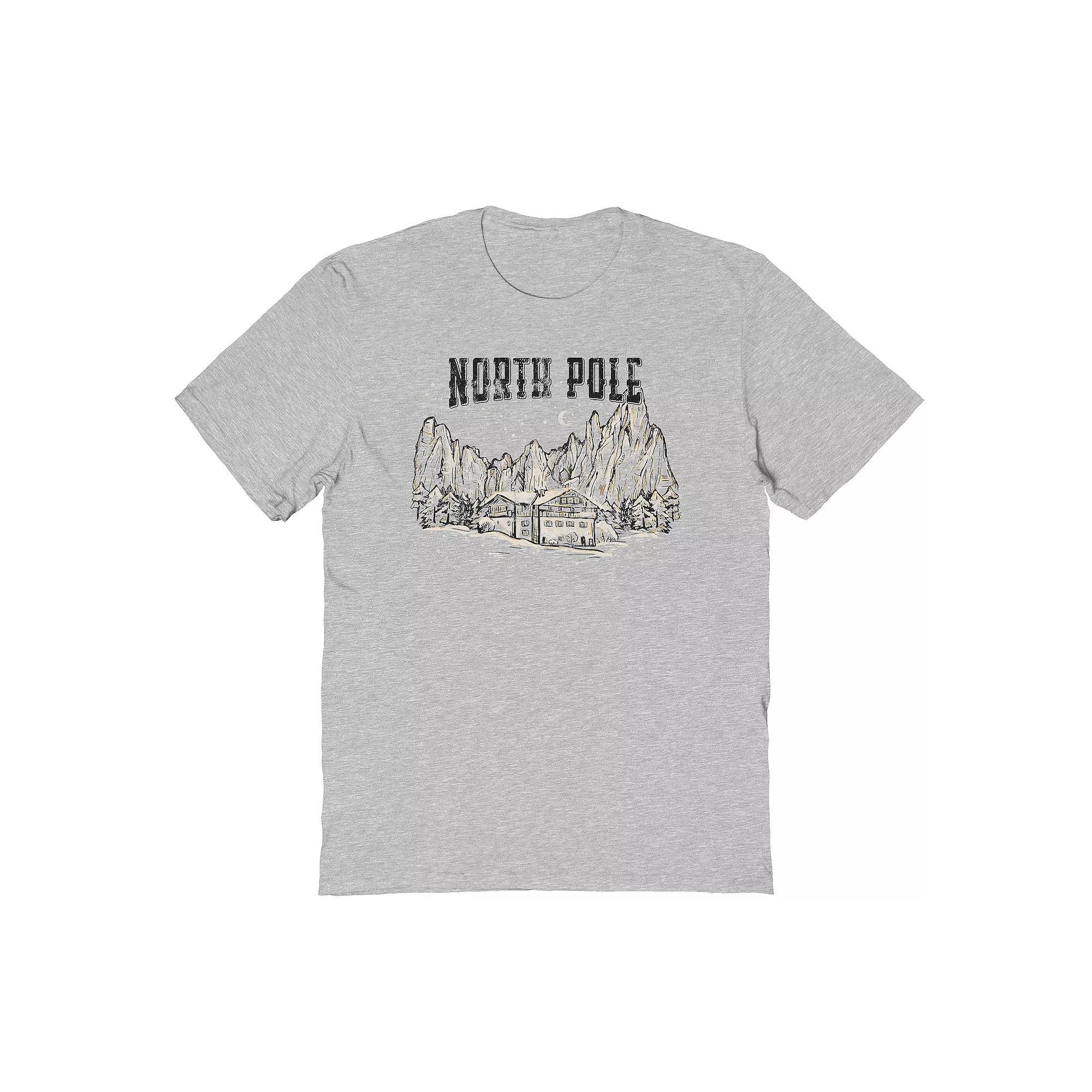 Men's North Pole Cabin Graphic Tee, Women's, Size: XXL, Sport Gray Product Image