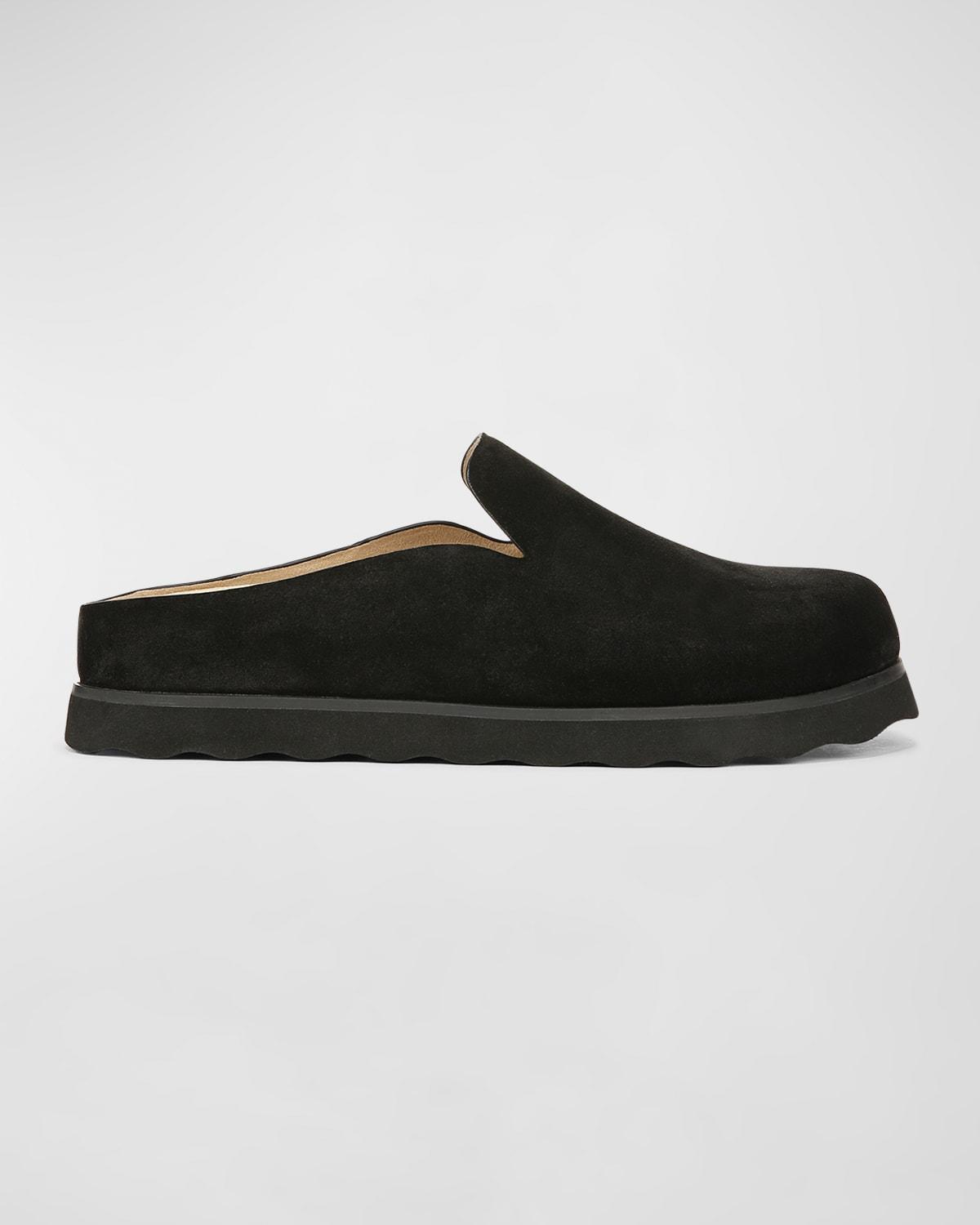 Suede Slide Loafers Mules Product Image