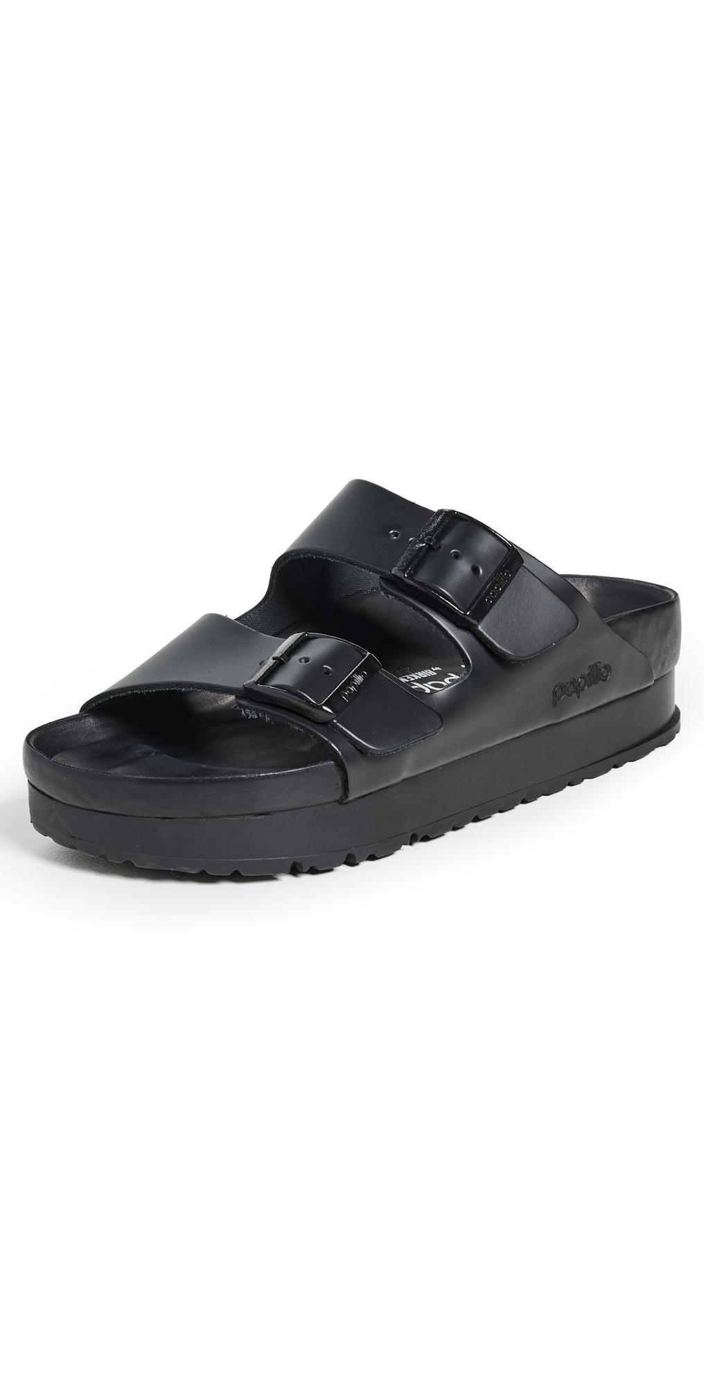 BIRKENSTOCK Women's Arizona Essentials Eva Two-strap Sandals From Finish Line In Black Product Image