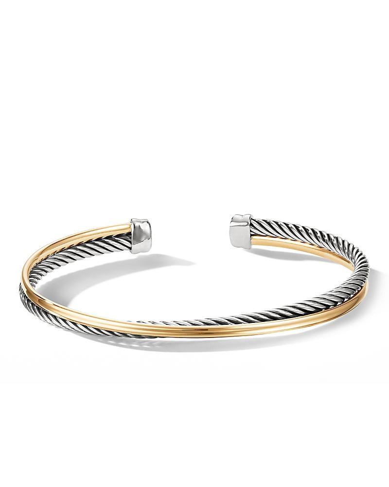 Womens Crossover Bracelet With 18K Yellow Gold Product Image