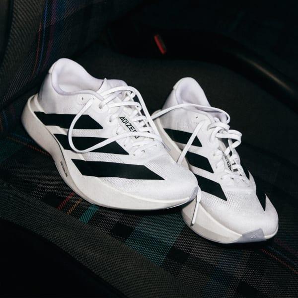 Mens adidas Adizero EVO SL Athletic Shoe Metallic / Iron Metallic / Halo Silver Product Image