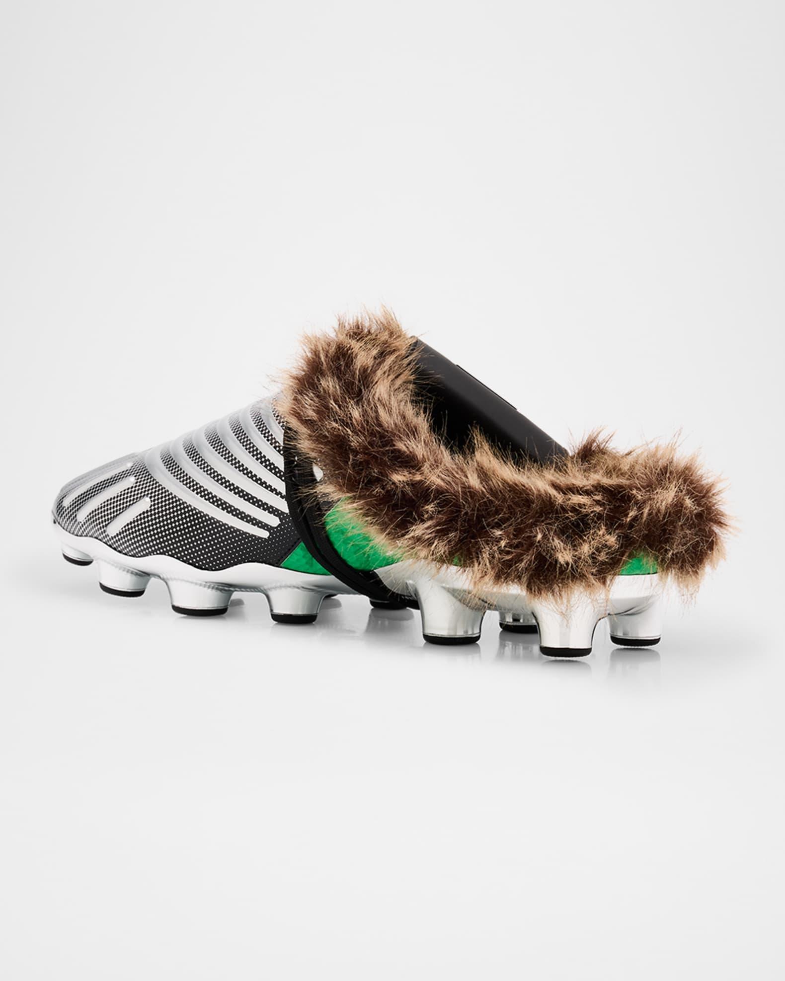 Men's Half Time Faux Fur-Lined Mules Product Image