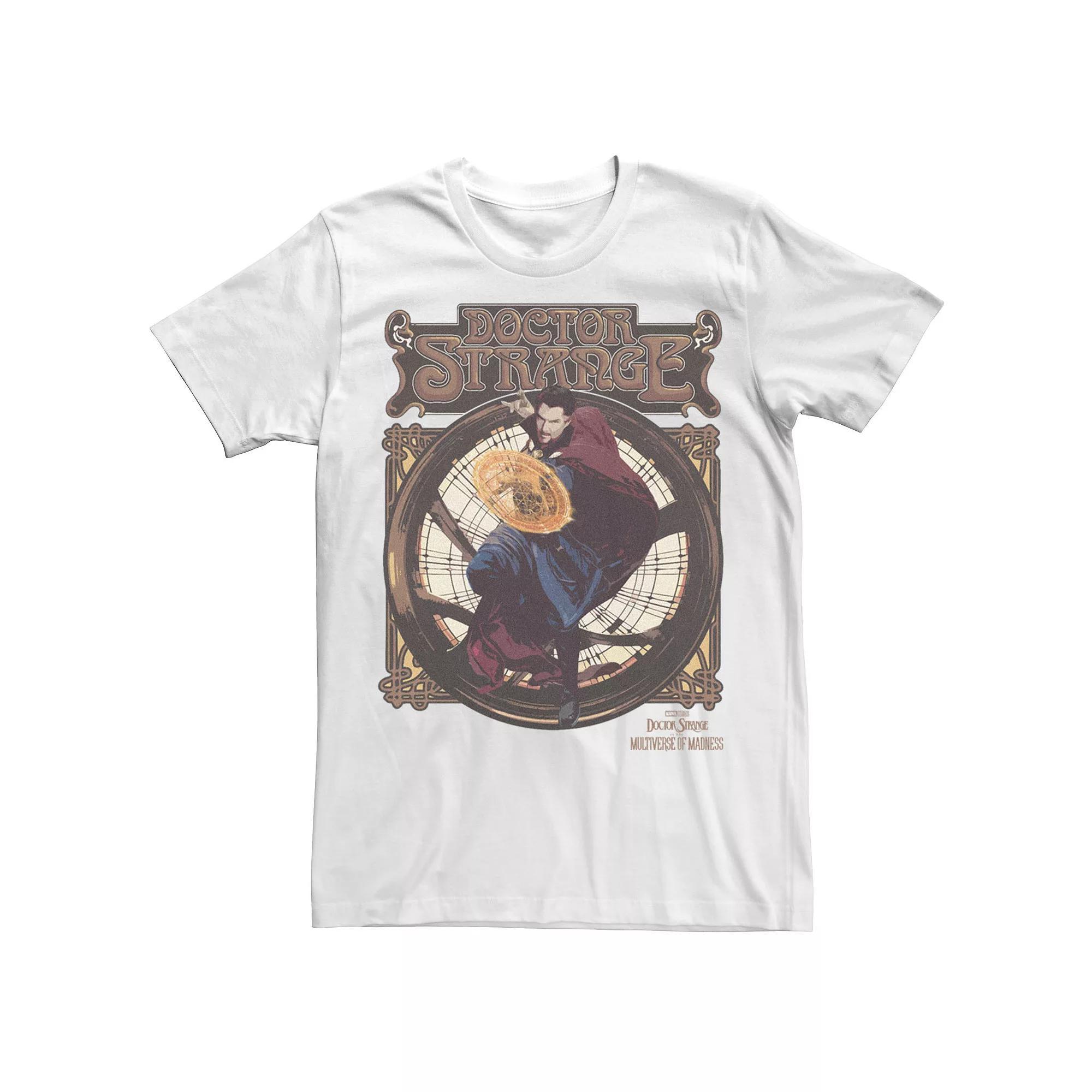 Men's Marvel Doctor Strange Movie 2 Strange Retro Seal Tee, Size: Medium, Blue Product Image