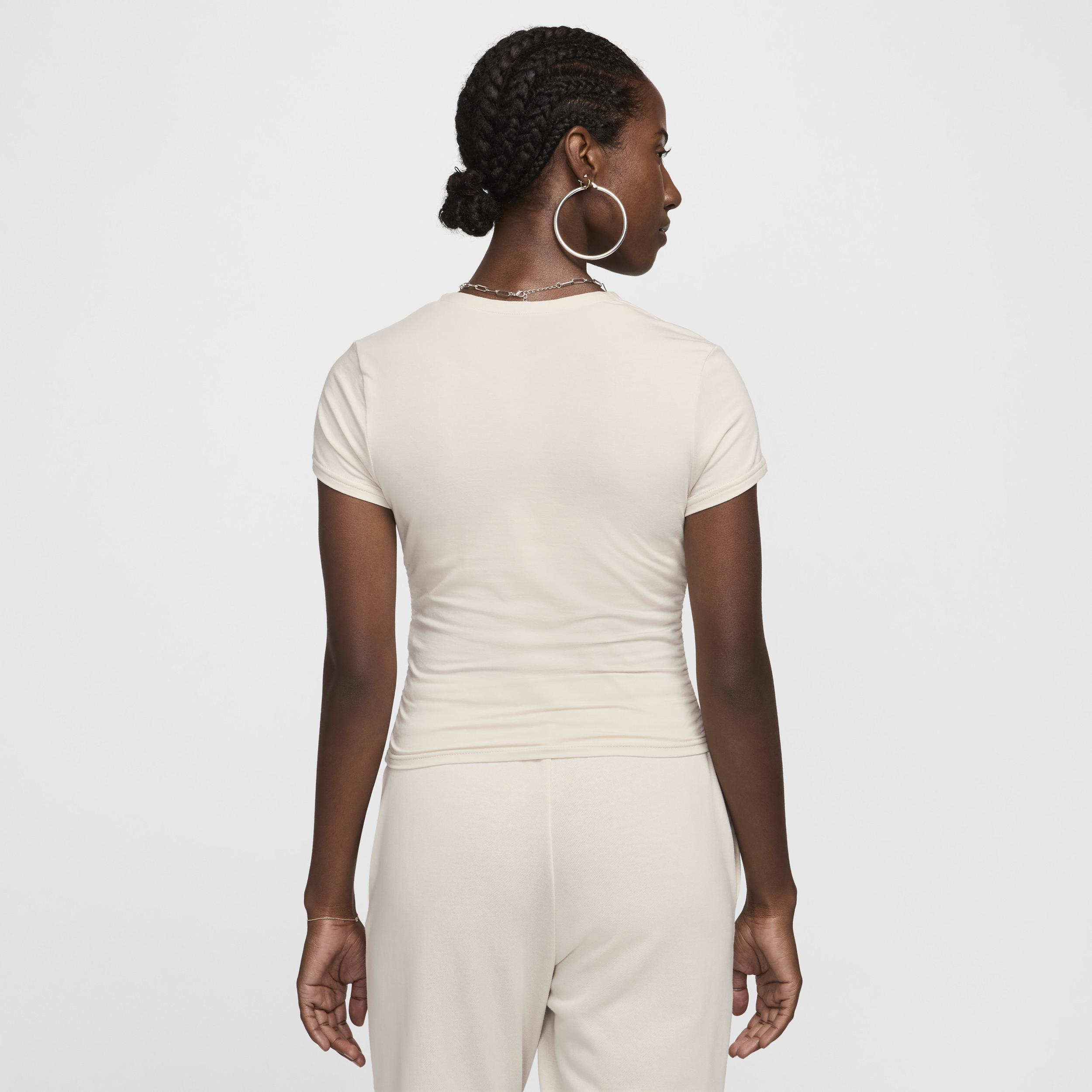 Women's Nike Sportswear Chill Knit Short-Sleeve Square-Neck Top Product Image