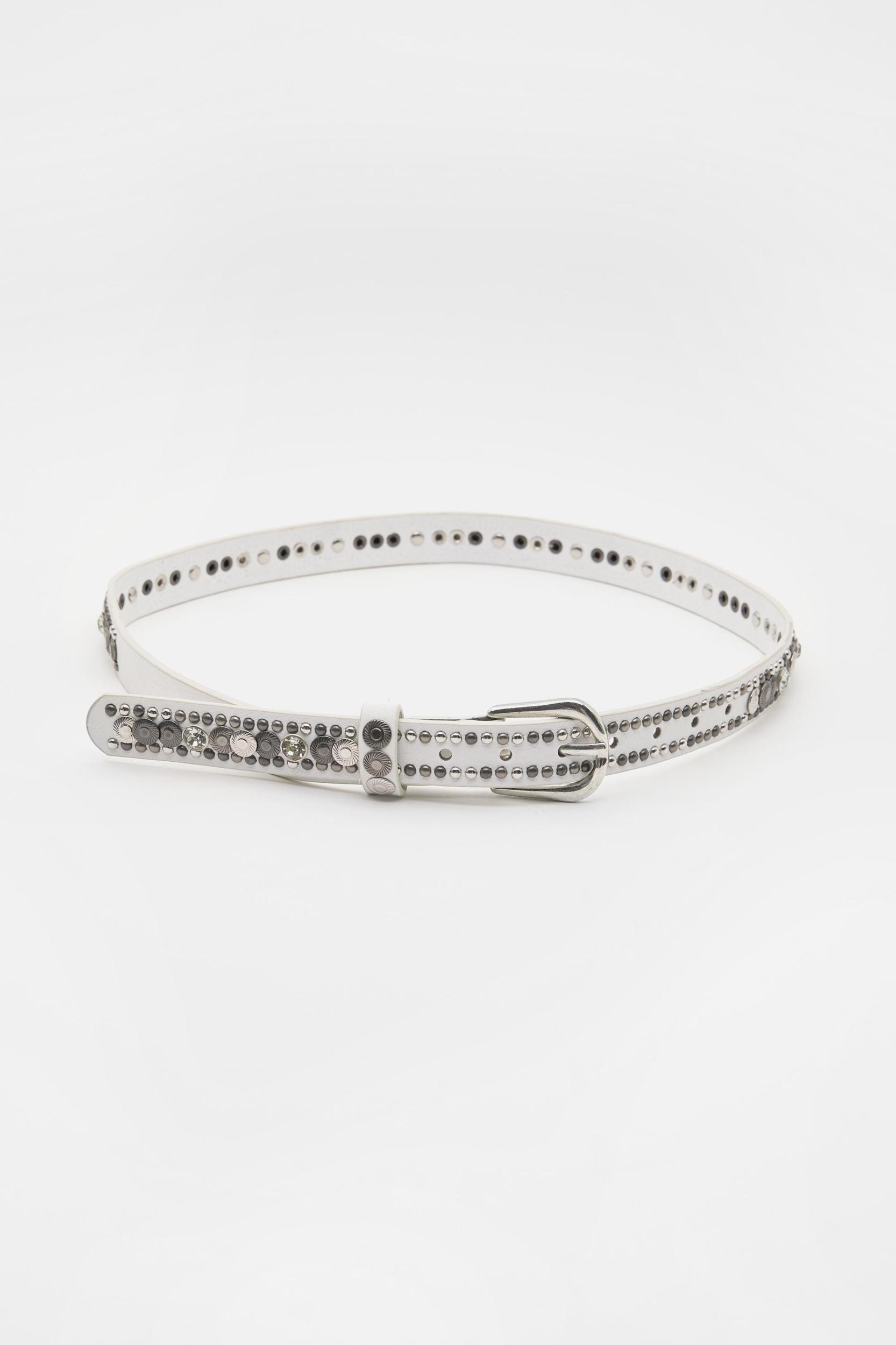Studded faux leather belt Product Image