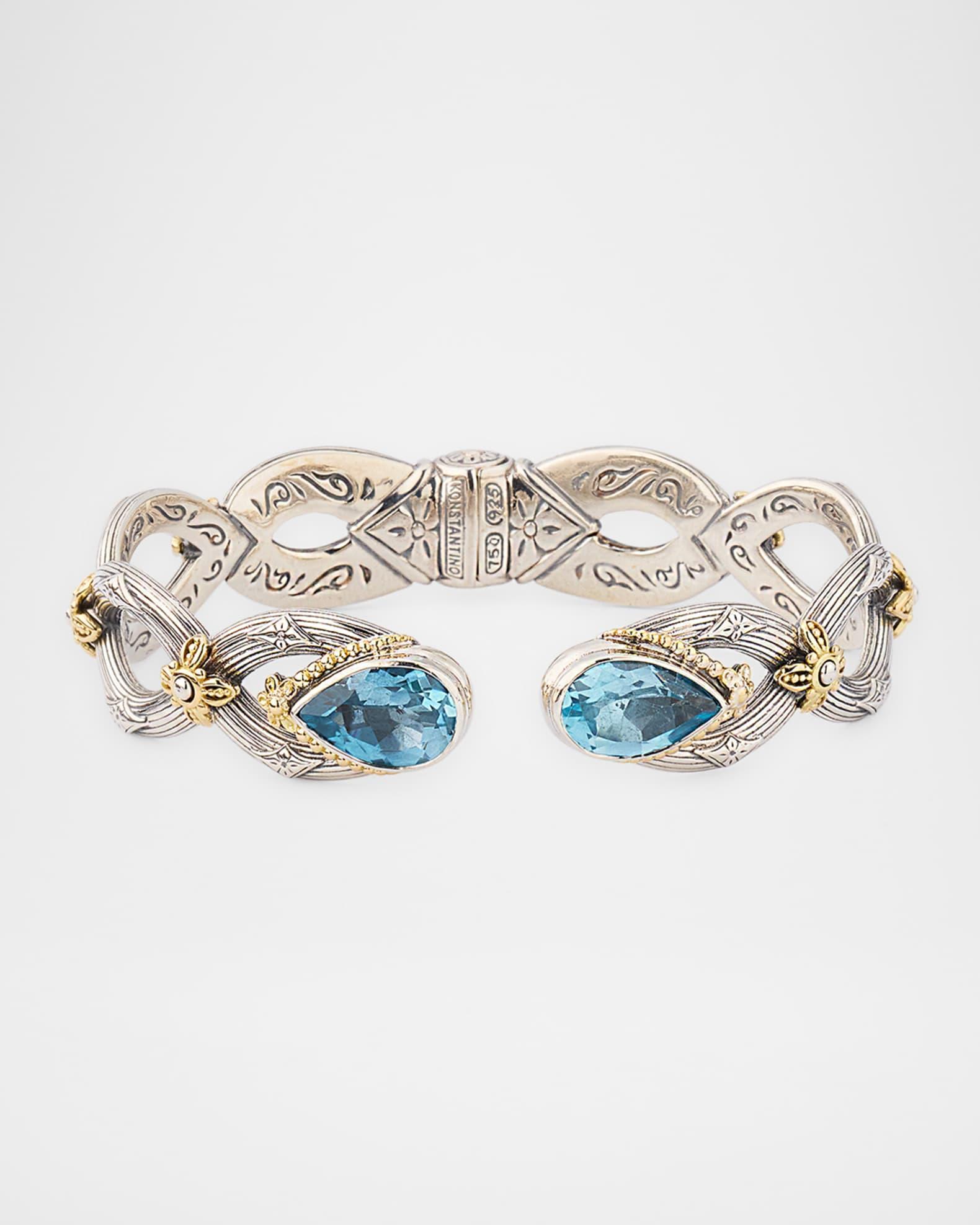 Kyma Sky Blue Topaz Cuff Bracelet Product Image
