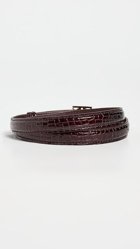 ANINE BING Small Embossed Monogram Belt | Shopbop Product Image