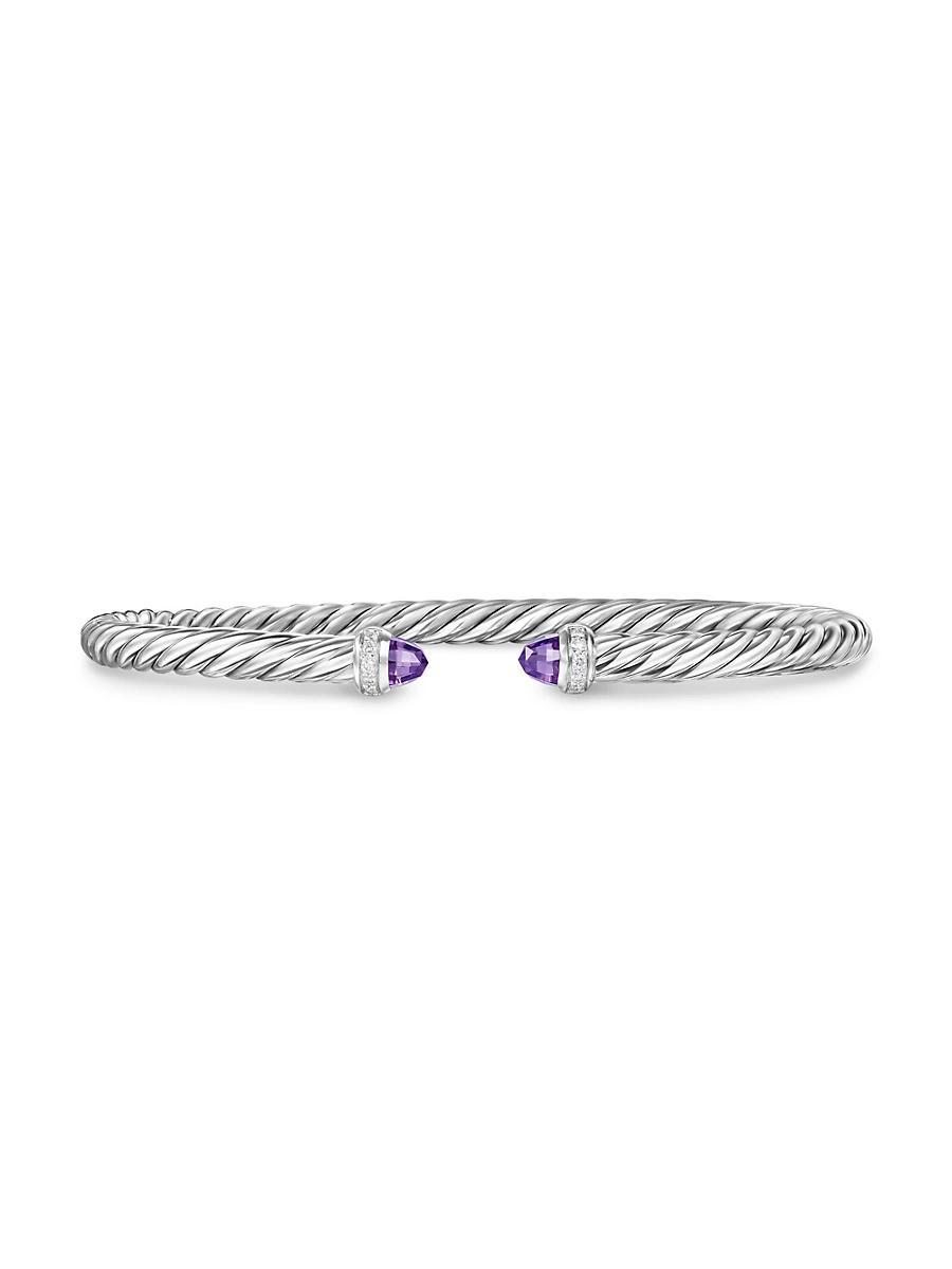 Womens Cablespira Flex Bracelet in Sterling Silver Product Image