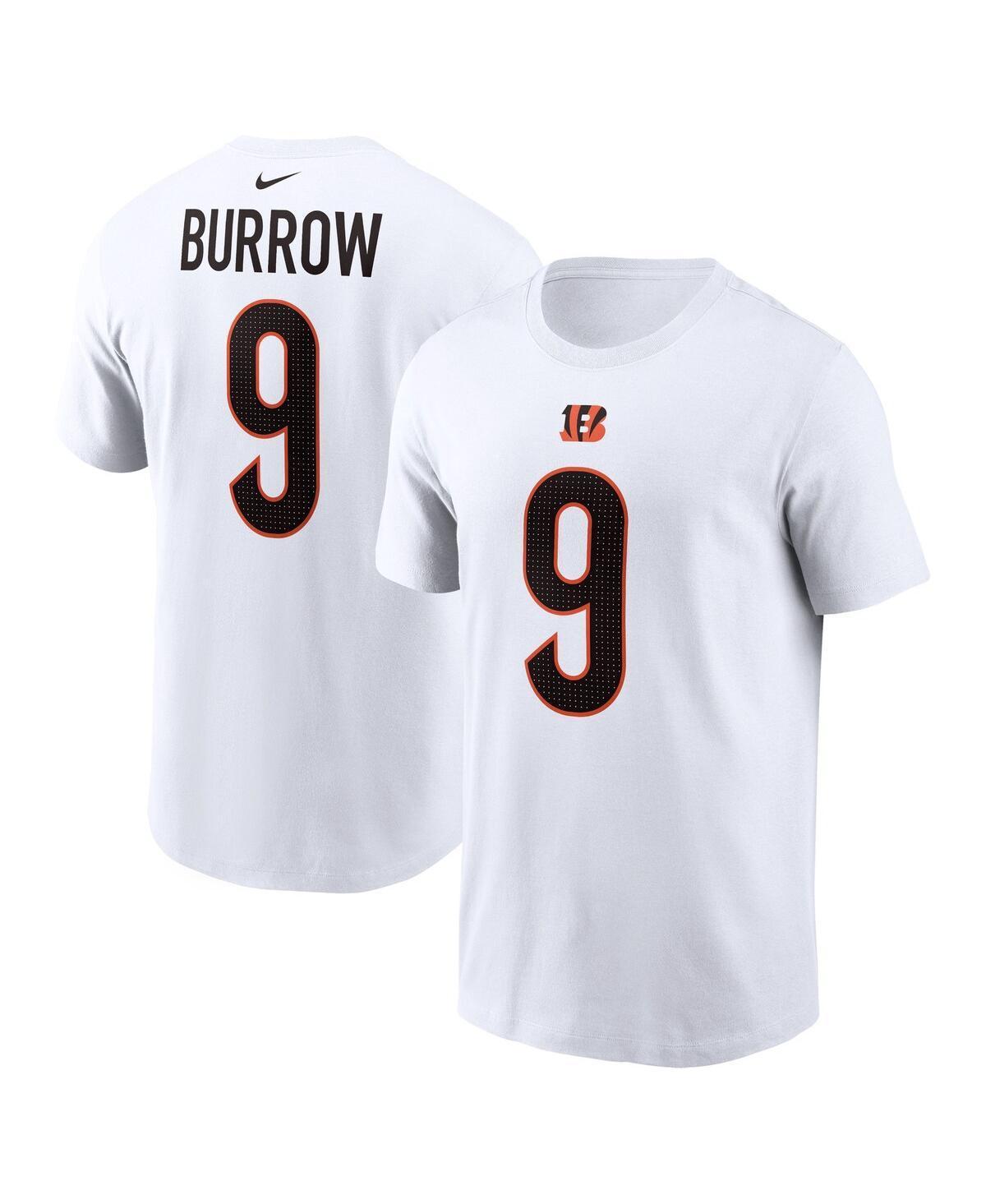 Men's Nike Joe Burrow White Cincinnati Bengals Player Name & Number T-Shirt, Size: Medium Product Image
