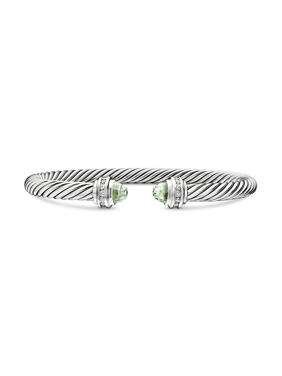David Yurman Cable Classics Bracelet with Black Onyx & Diamonds Product Image