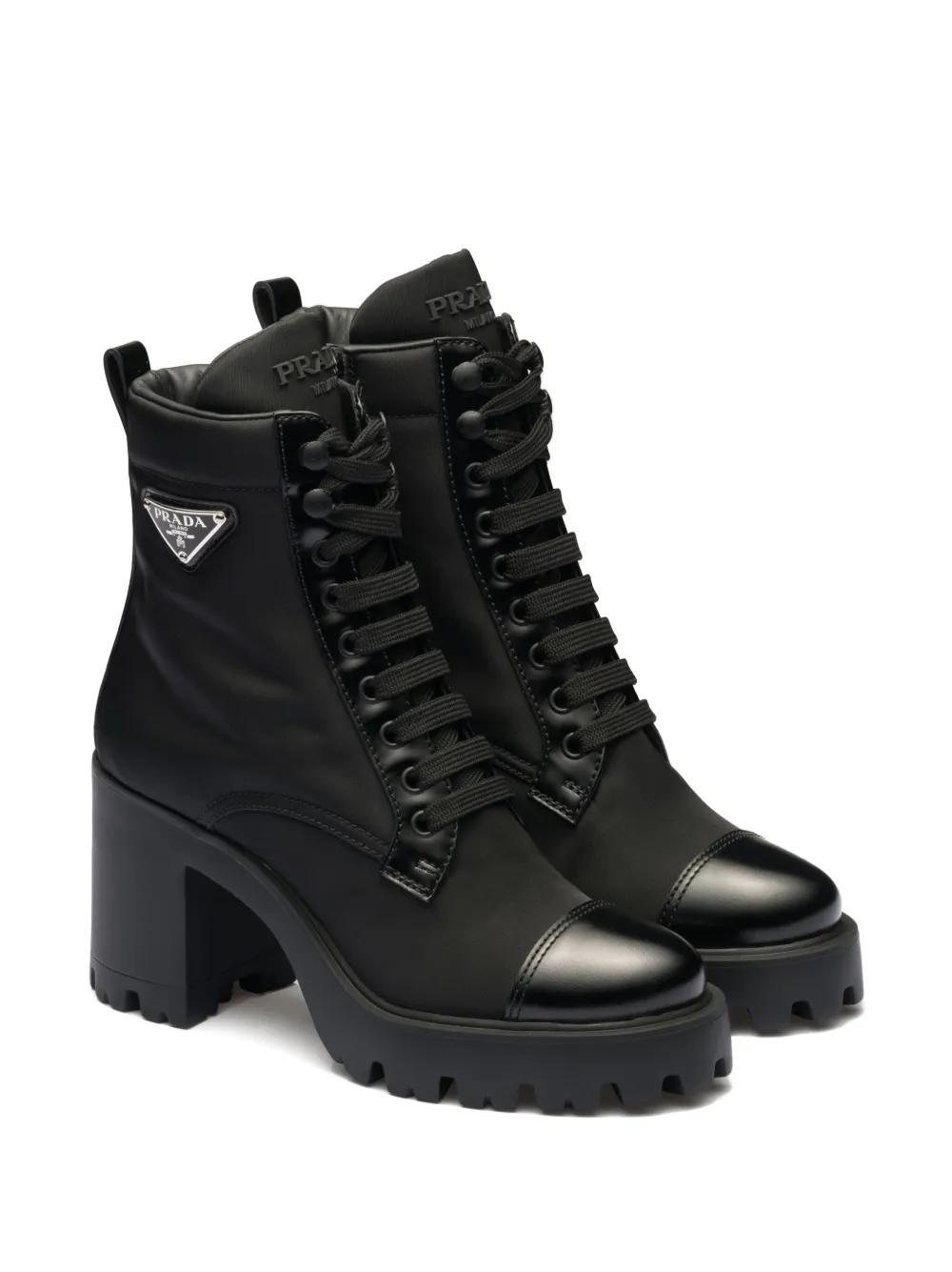 90mm triangle-logo ankle boots Product Image