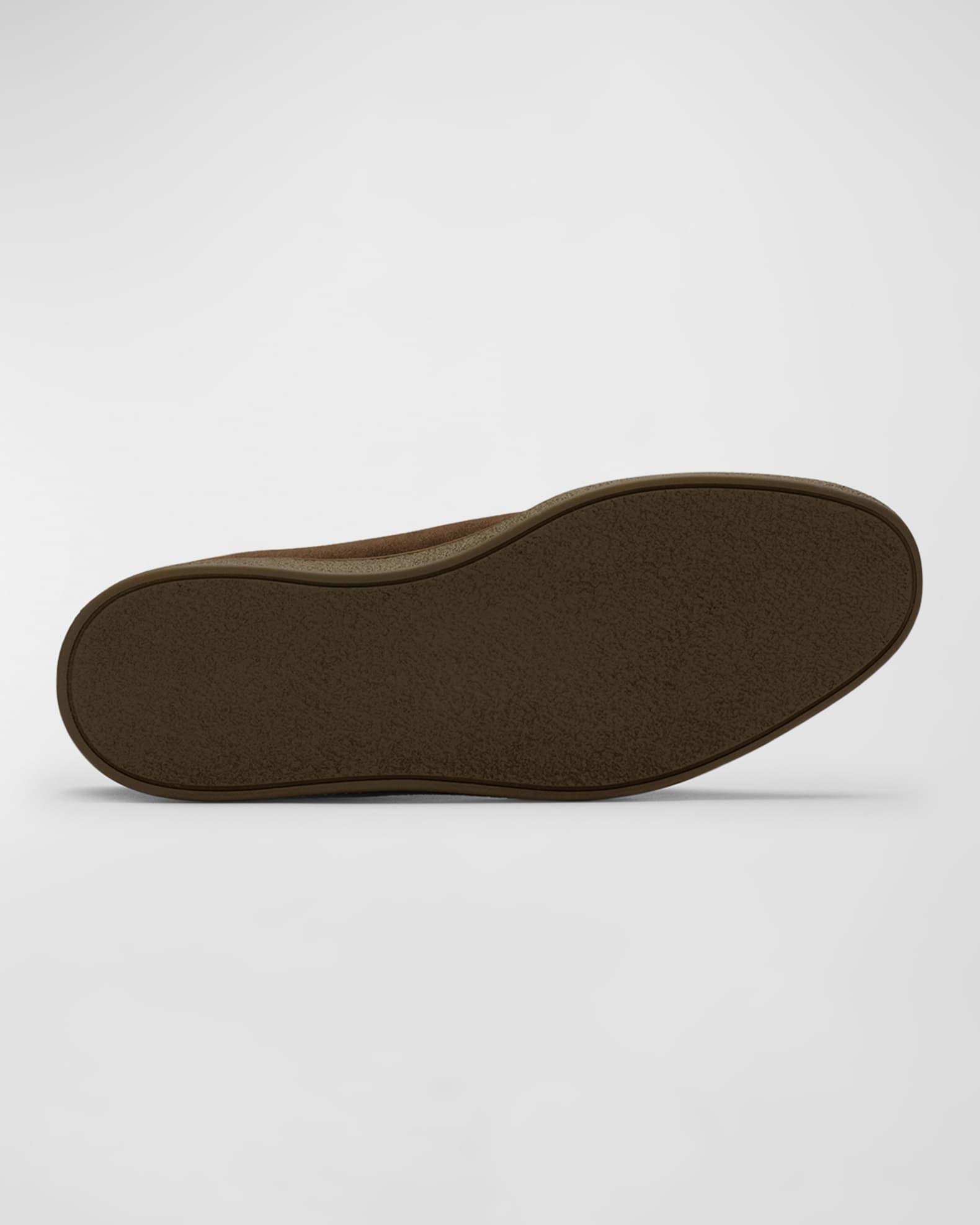 Men's Molton Suede Low-Top Sneakers Product Image