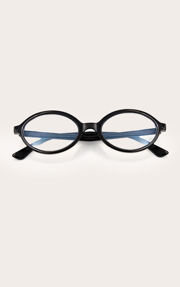 Black Round Lens Blue Light Readers Product Image